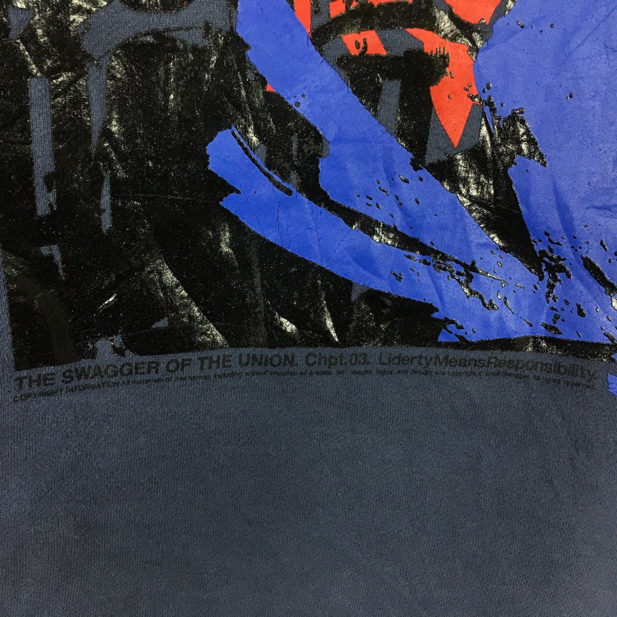 Swagger SWAGGER Japanese Brand You Are Not Powerless Blue Hoodie Size US L / EU 52-54 / 3 - 3 Thumbnail
