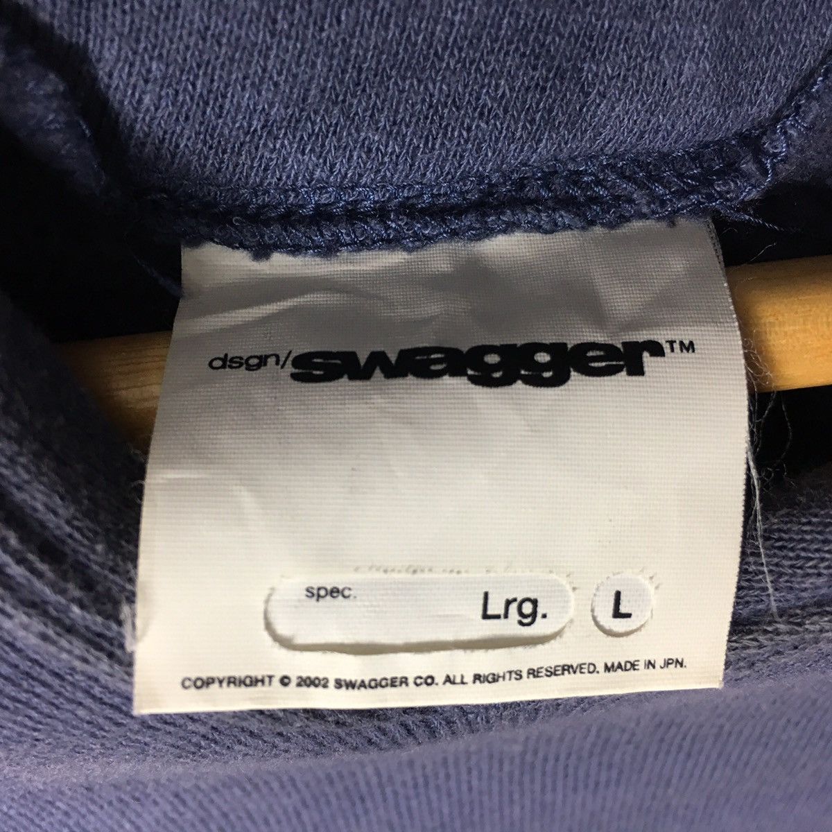 Swagger SWAGGER Japanese Brand You Are Not Powerless Blue Hoodie Size US L / EU 52-54 / 3 - 6 Thumbnail