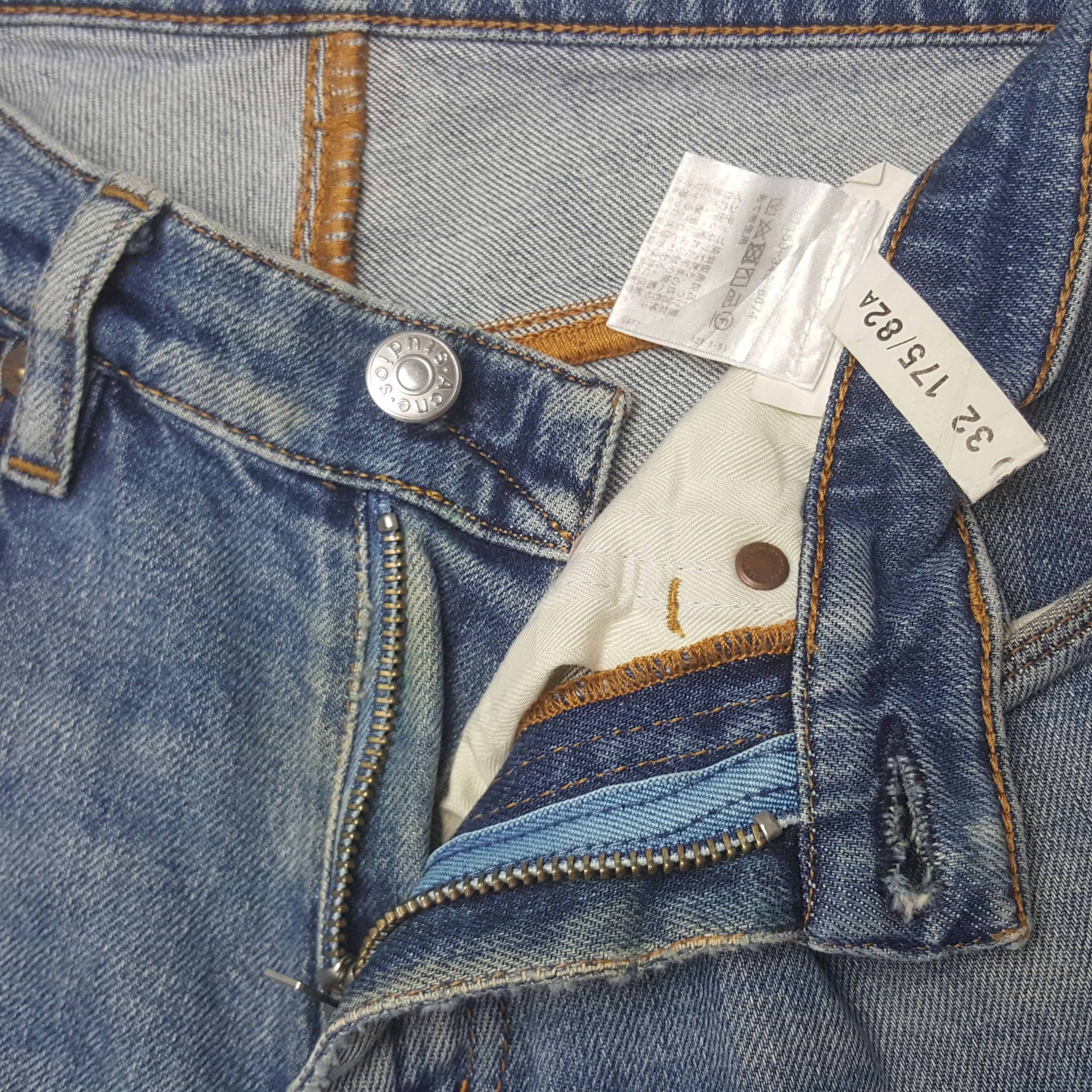 Acne Studios × Vintage Vintage Acne Studios Italian Brand Distressed Denim Jeans Size US 32 / EU 48 - 12 Thumbnail