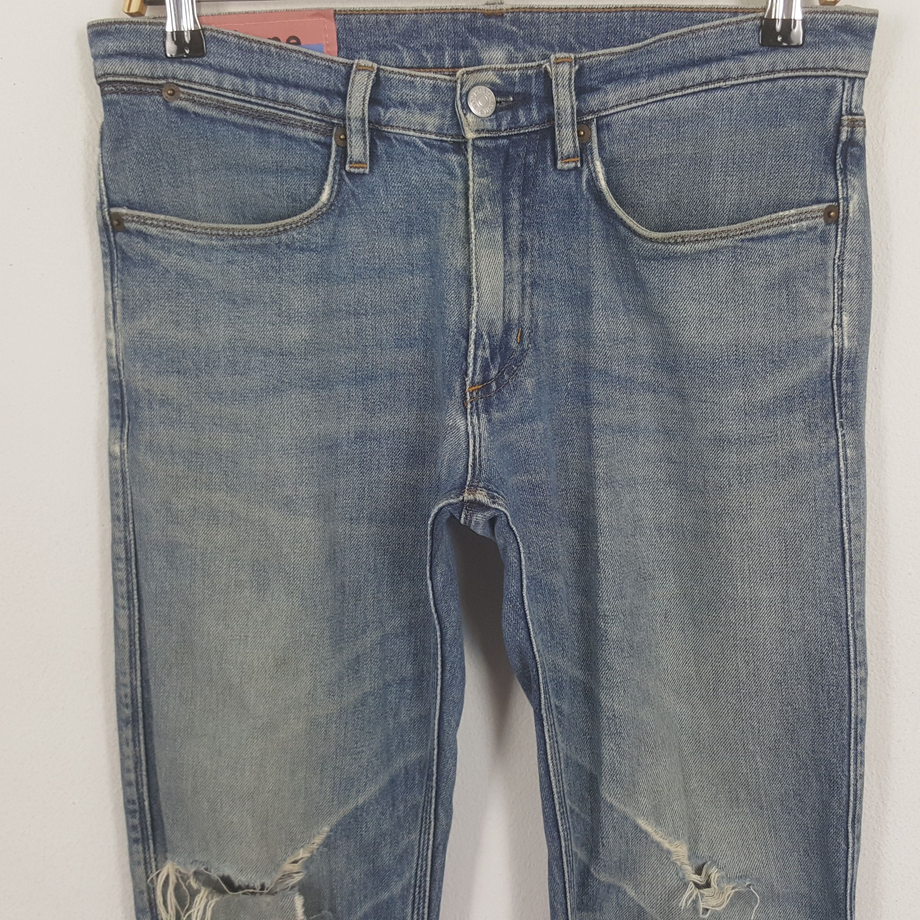 Acne Studios × Vintage Vintage Acne Studios Italian Brand Distressed Denim Jeans Size US 32 / EU 48 - 2 Thumbnail
