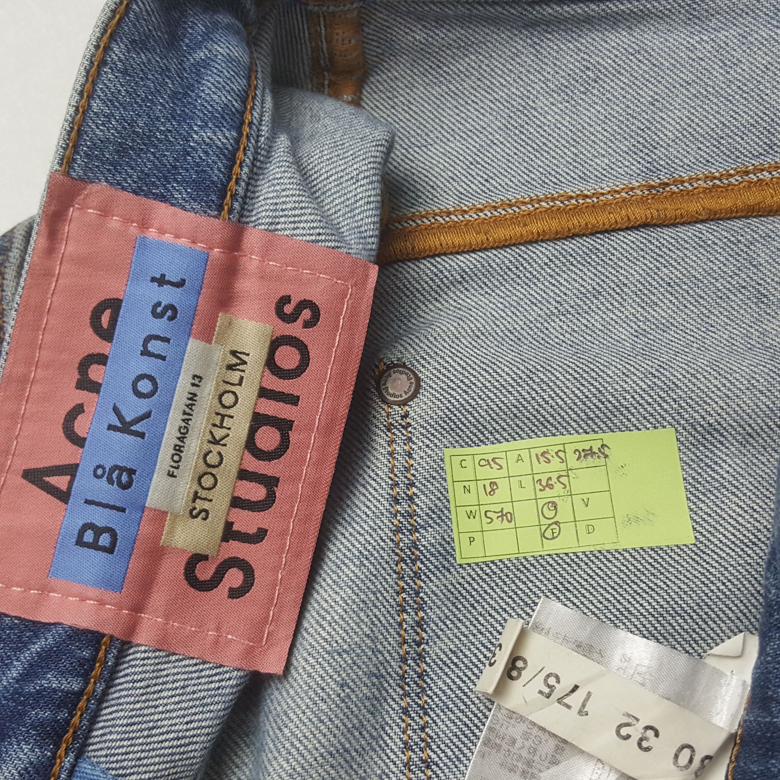 Acne Studios × Vintage Vintage Acne Studios Italian Brand Distressed Denim Jeans Size US 32 / EU 48 - 13 Thumbnail