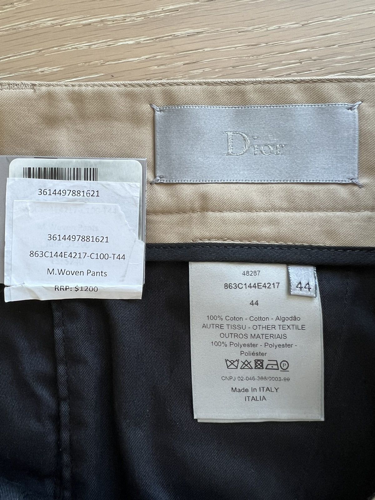 Dior DIOR M. Woven Pants cropped T44 $1200 Size US 28 / EU 44 - 6 Thumbnail
