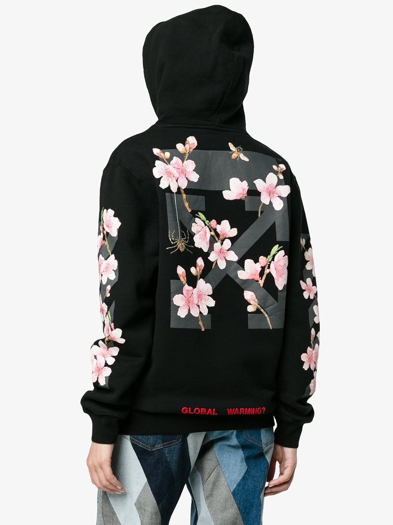 Off white hoodie global warming sale