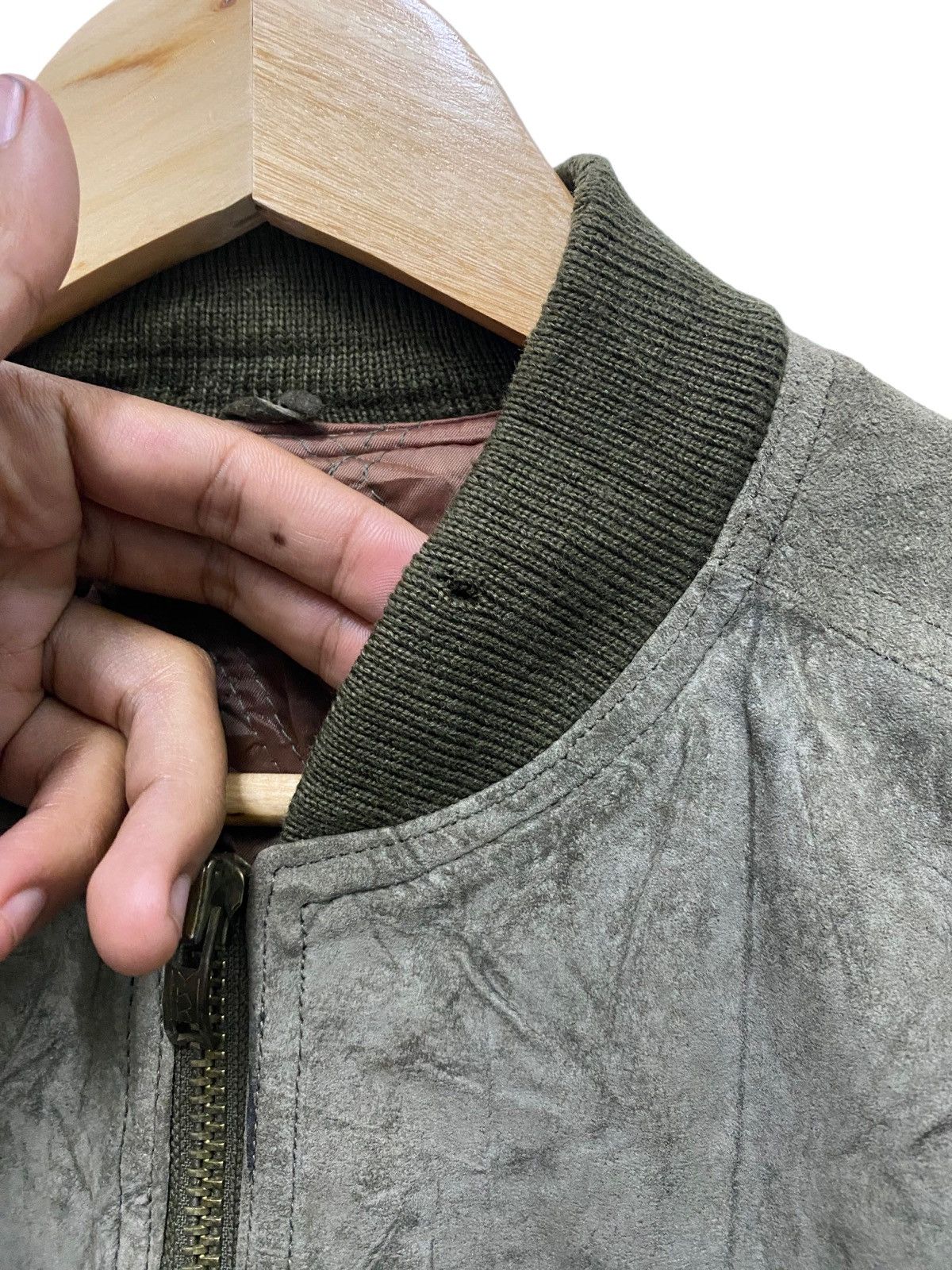 Japanese Brand Vintage LAUTREAMONT Leather bomber jackets Size US M / EU 48-50 / 2 - 4 Thumbnail