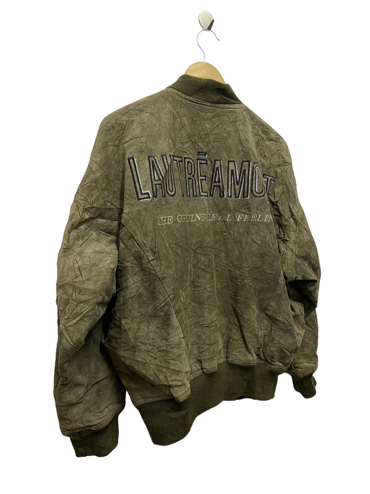 Japanese Brand Vintage LAUTREAMONT Leather bomber jackets Size US M / EU 48-50 / 2 - 11 Thumbnail
