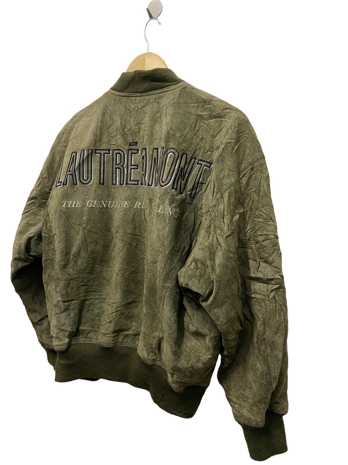 Japanese Brand Vintage LAUTREAMONT Leather bomber jackets Size US M / EU 48-50 / 2 - 10 Thumbnail
