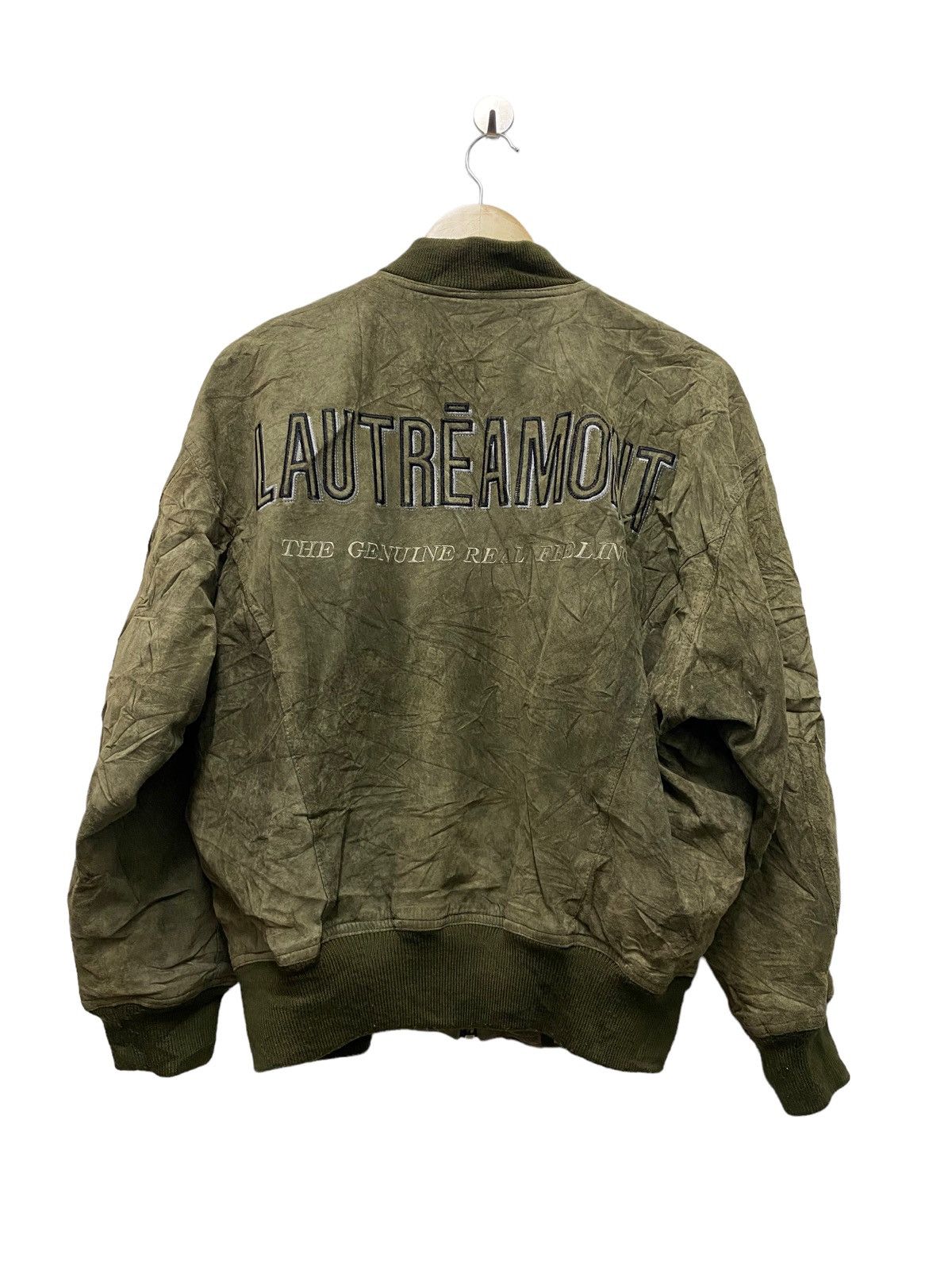 Japanese Brand Vintage LAUTREAMONT Leather bomber jackets Size US M / EU 48-50 / 2 - 9 Thumbnail