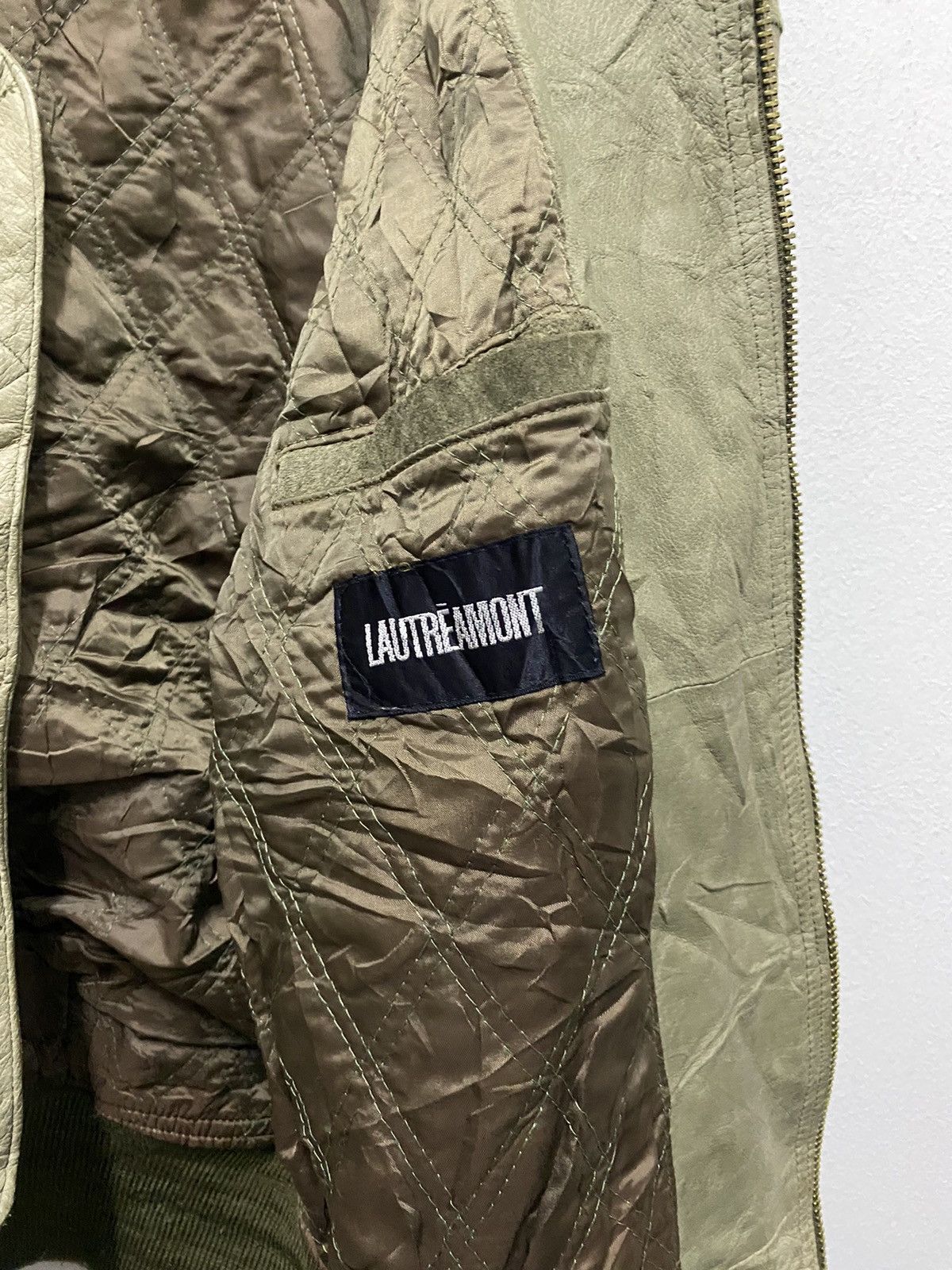 Japanese Brand Vintage LAUTREAMONT Leather bomber jackets Size US M / EU 48-50 / 2 - 6 Thumbnail