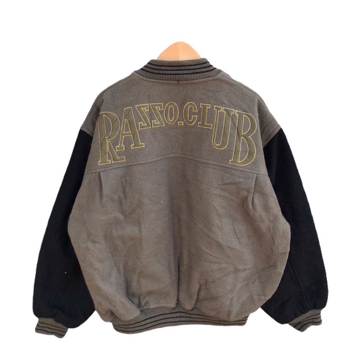 Wellington wool varsity jacket