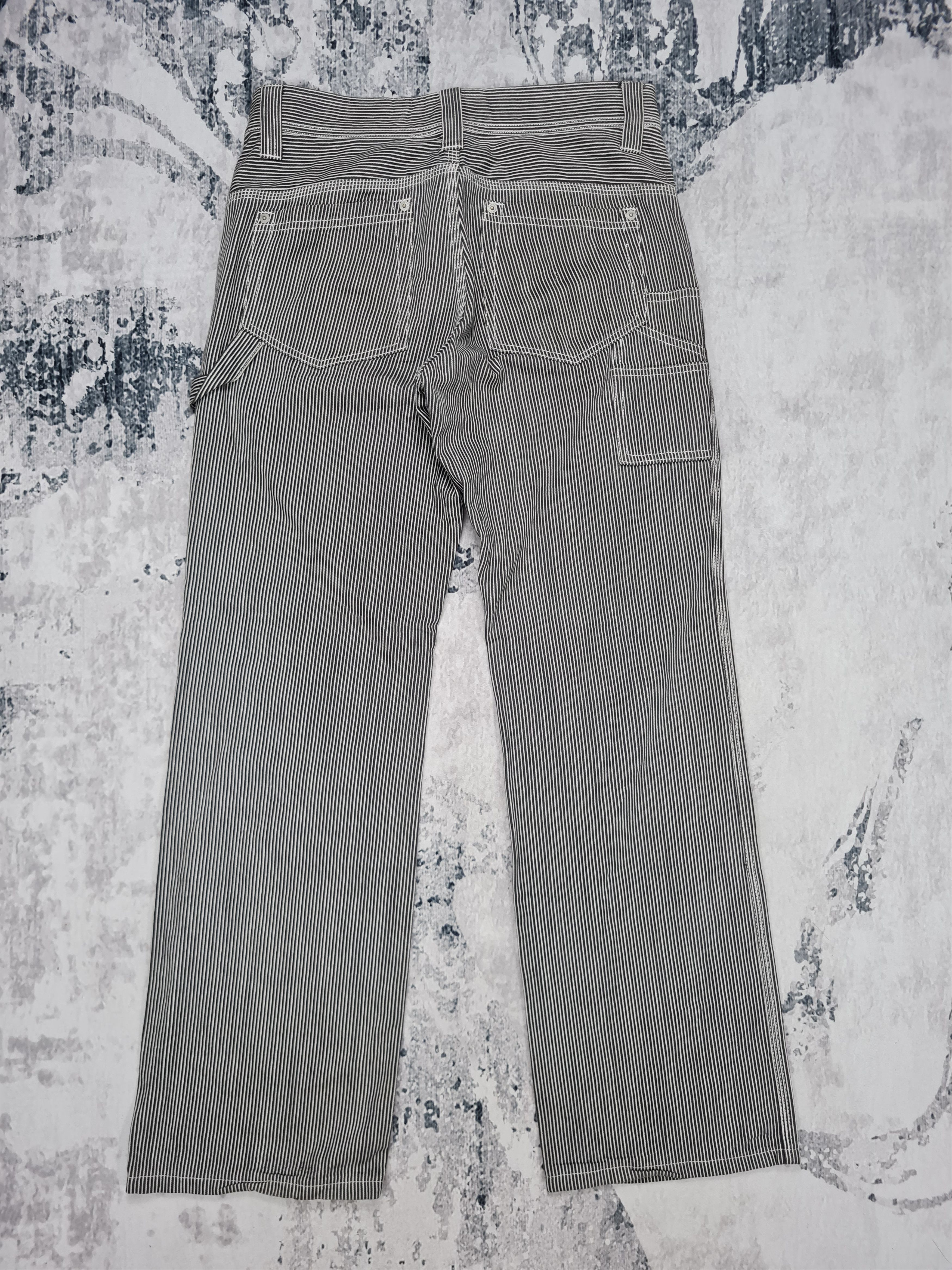 image of Joseph Homme Striped Hickory Workwear Pants 32X31 Jb0031, Men's