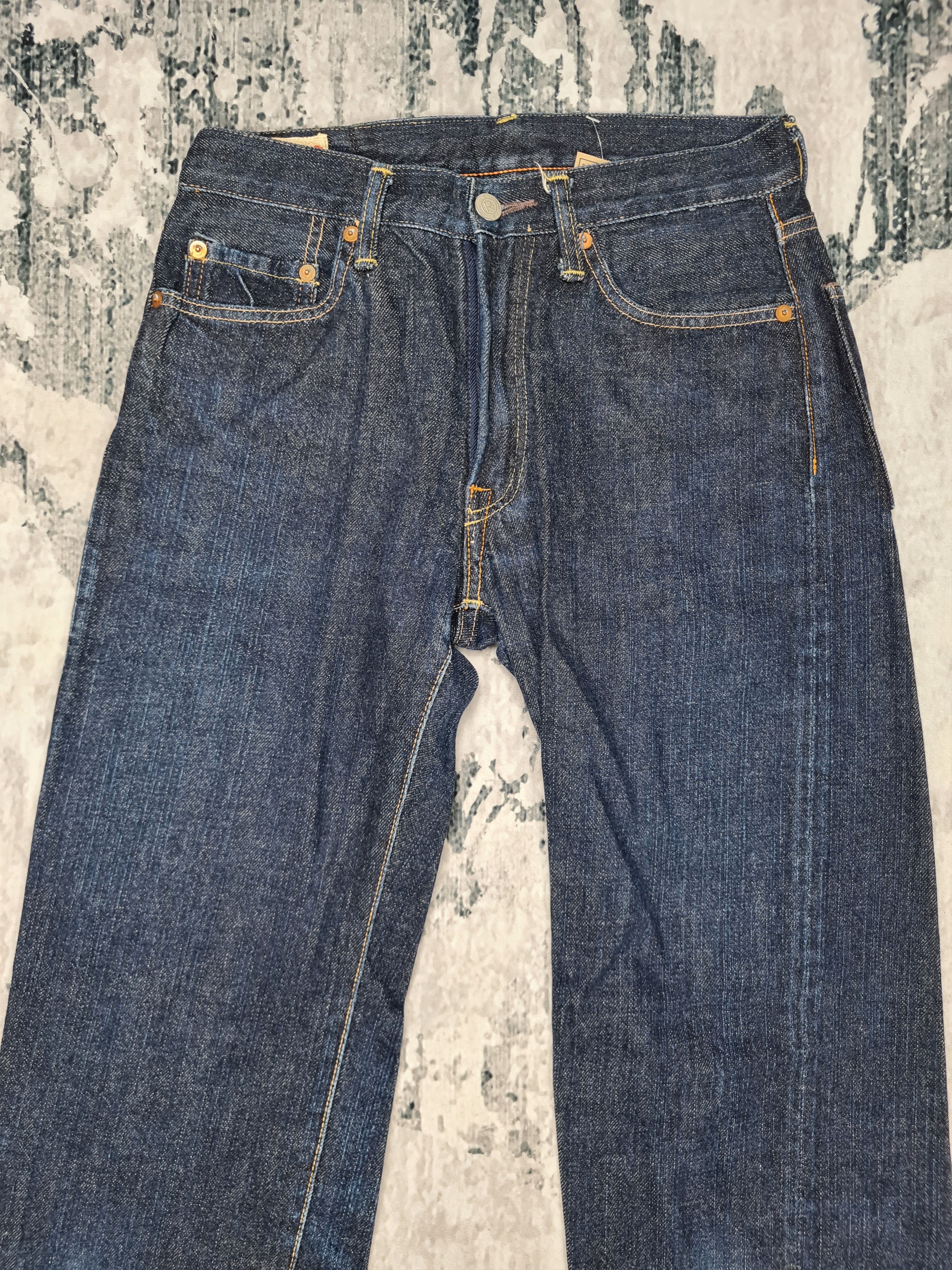 45rpm 45RPM Dark Blue Japanese Premium Denim Jeans 28x31.5 JB0007 Size US 28 / EU 44 - 4 Thumbnail