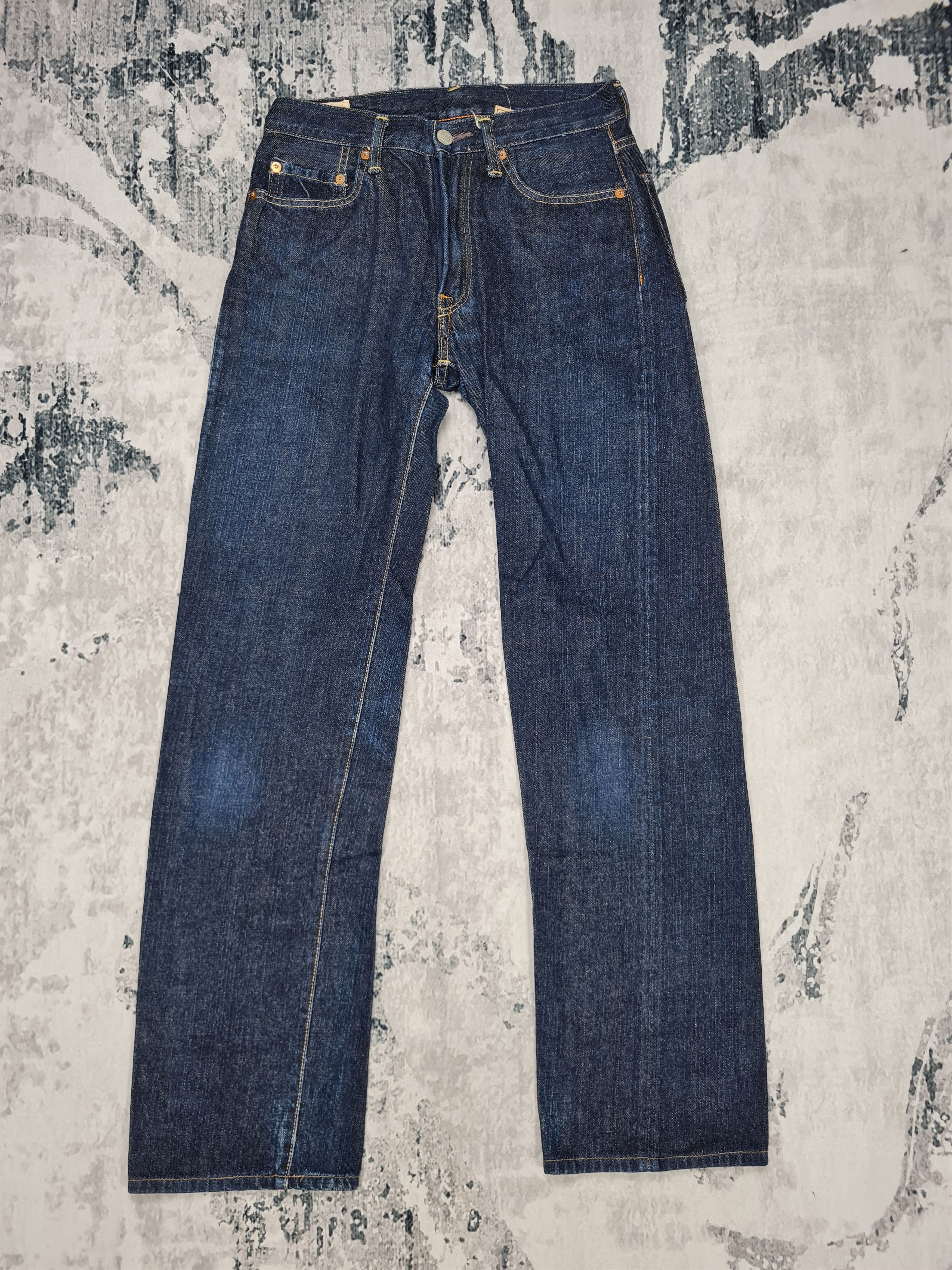 45rpm 45RPM Dark Blue Japanese Premium Denim Jeans 28x31.5 JB0007 Size US 28 / EU 44 - 2 Thumbnail