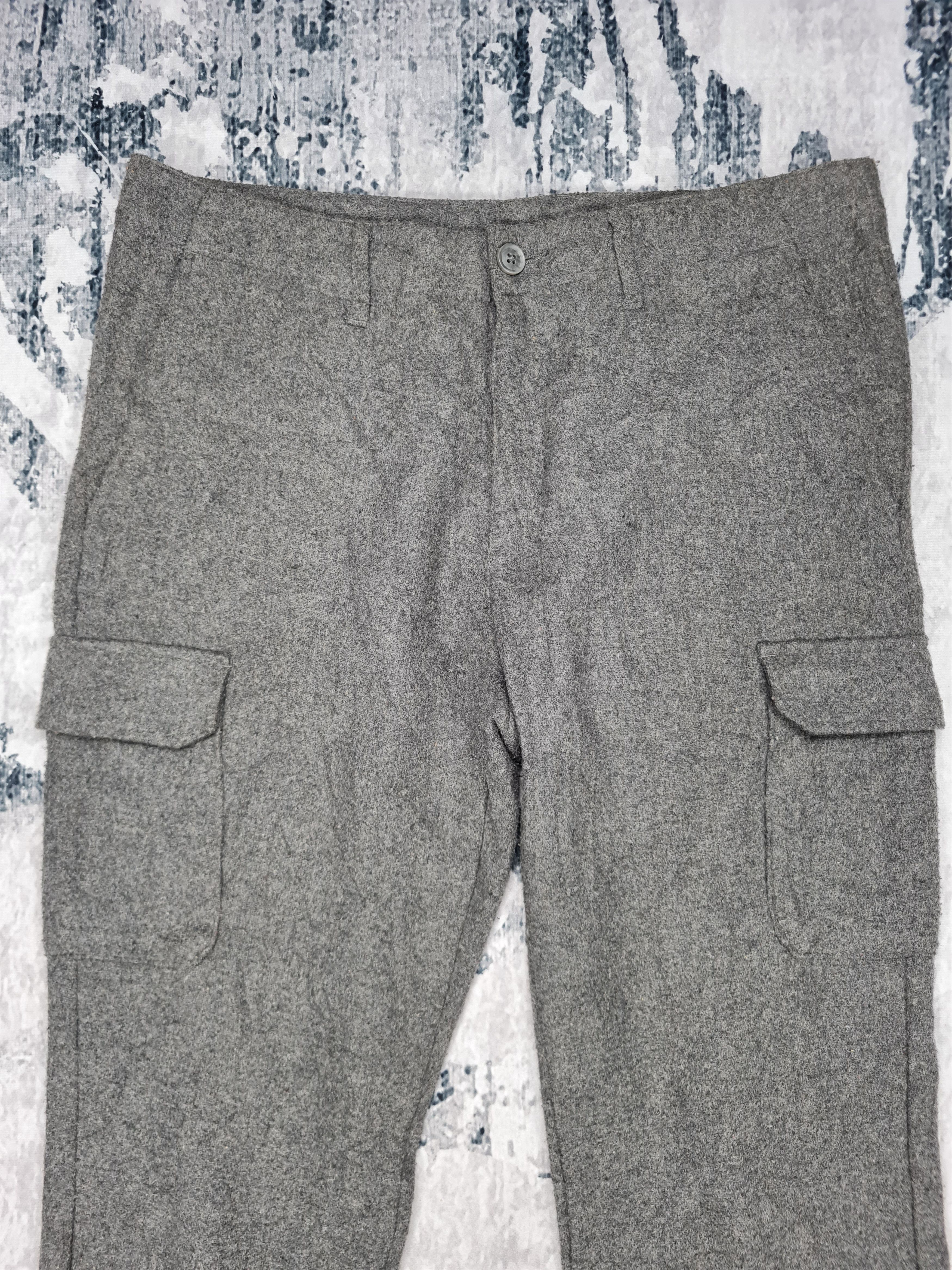 Japanese Brand Japanese Brand Wool Cargo Tactical Pants 35x32.5 JB0049 Size US 35 - 6 Thumbnail