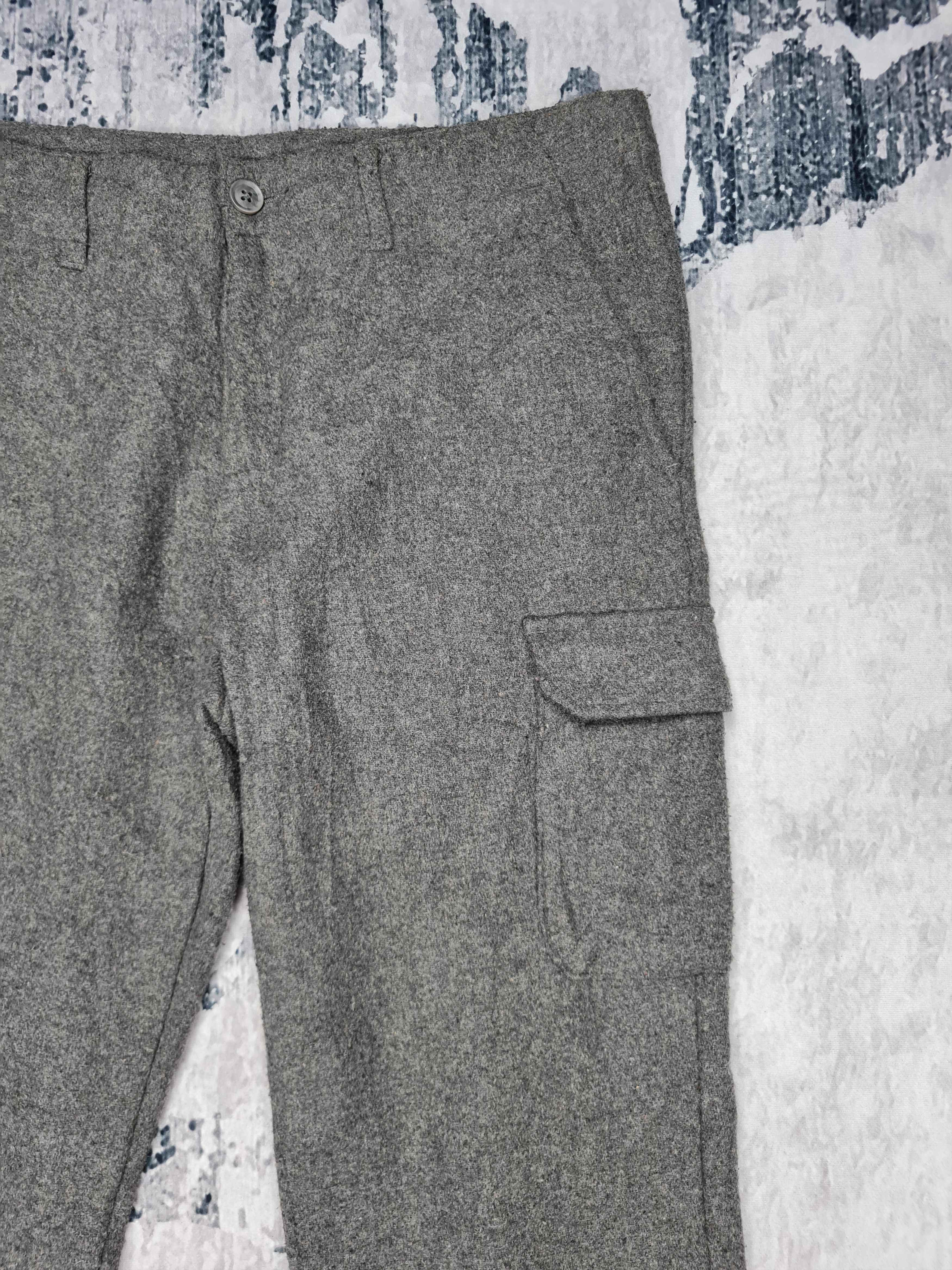 Japanese Brand Japanese Brand Wool Cargo Tactical Pants 35x32.5 JB0049 Size US 35 - 3 Thumbnail