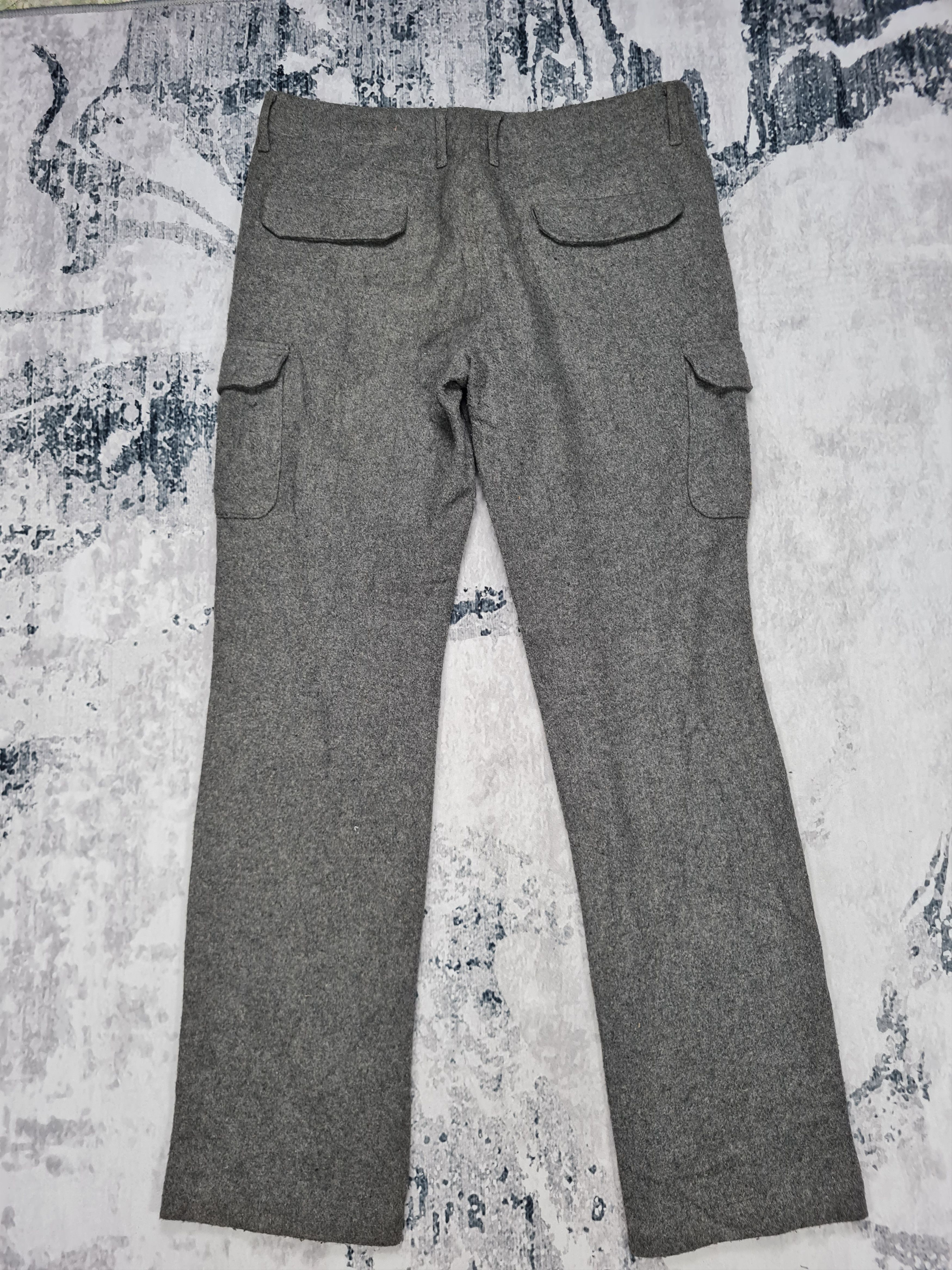 Japanese Brand Japanese Brand Wool Cargo Tactical Pants 35x32.5 JB0049 Size US 35 - 2 Thumbnail