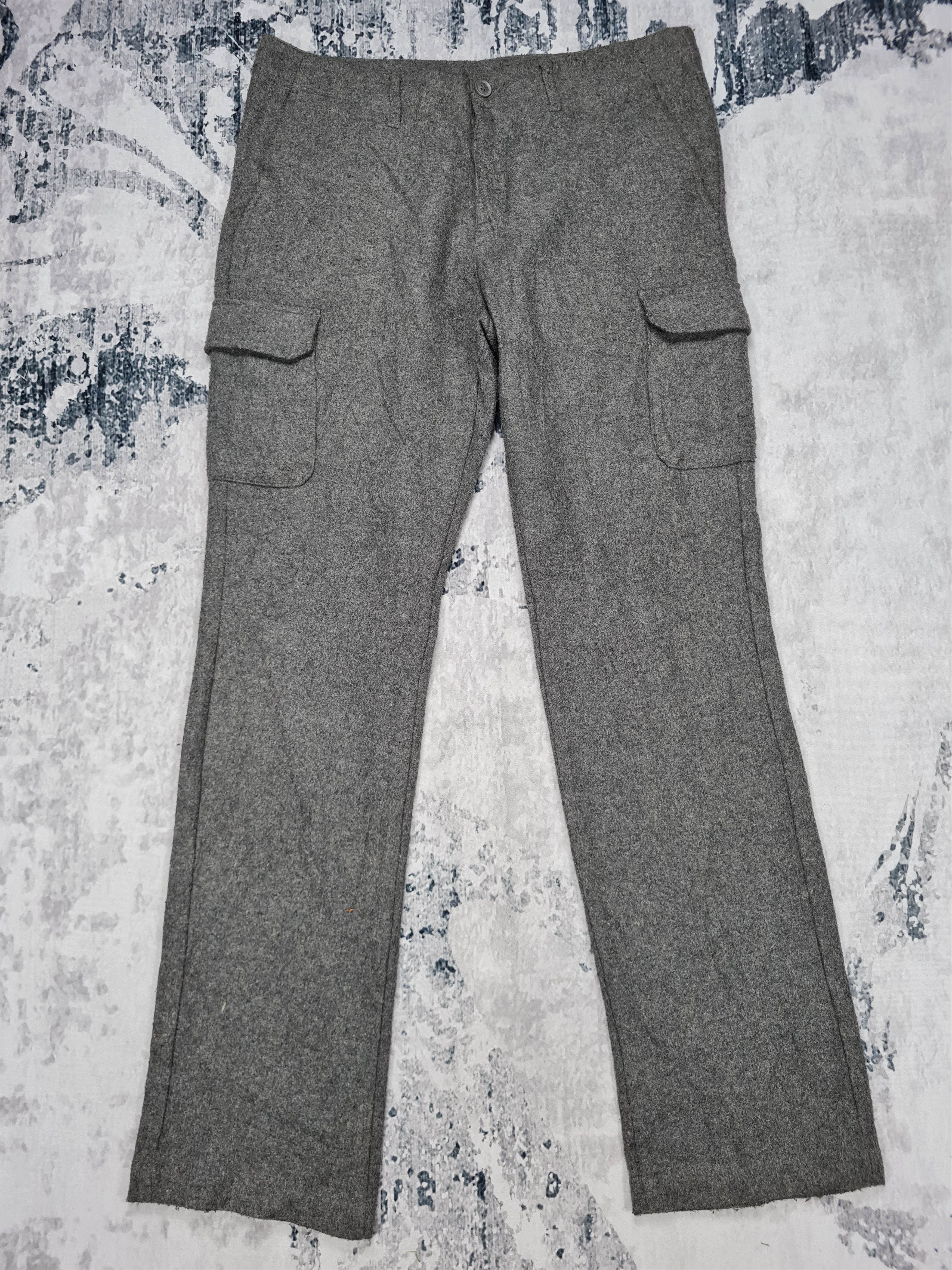 Japanese Brand Wool Cargo Tactical Pants 35x32.5 JB0049