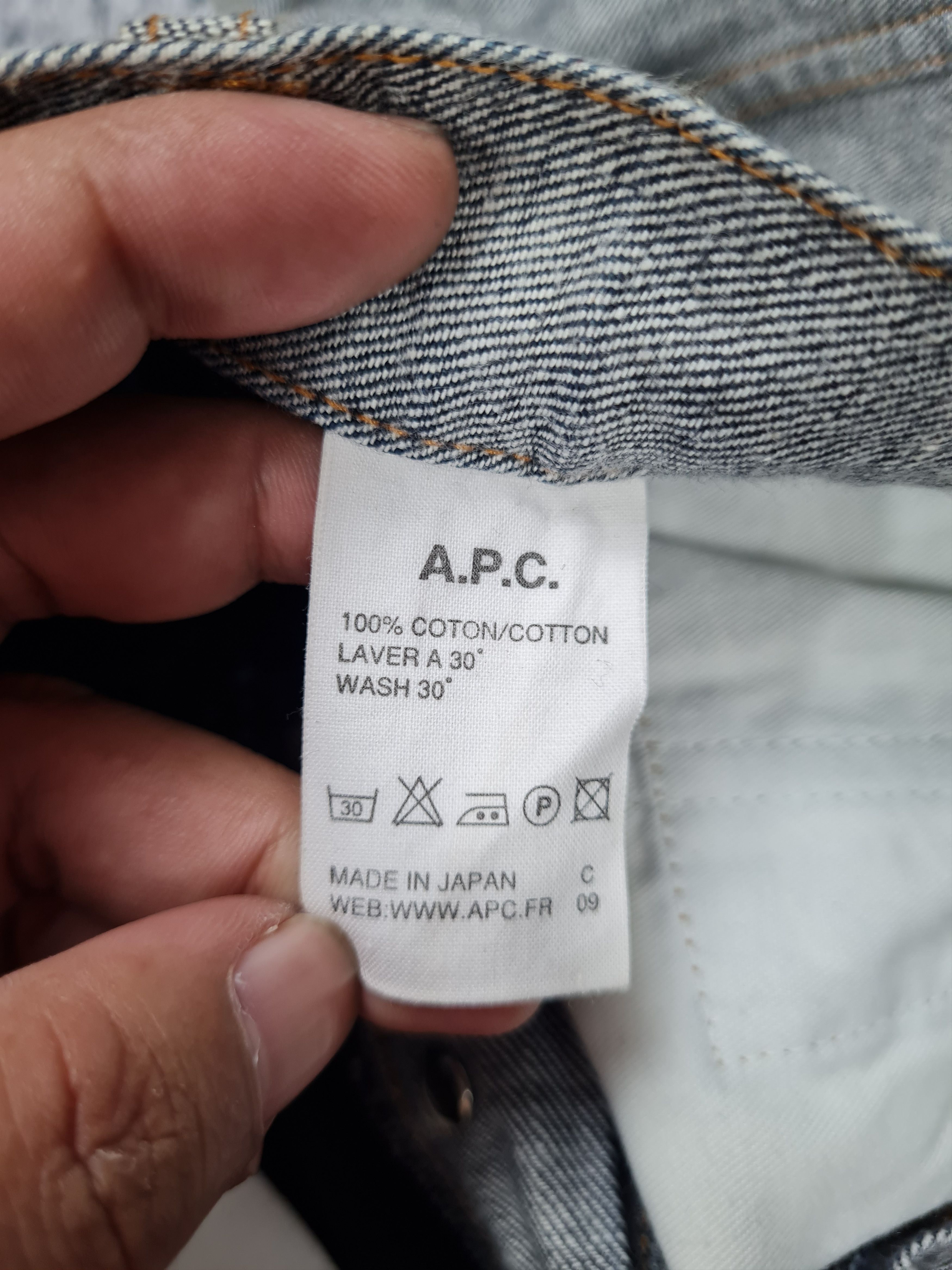 A.P.C. A.P.C. Straight Cut Rusty Gray Jeans 30x31.5 JB0041 Size US 30 / EU 46 - 13 Thumbnail