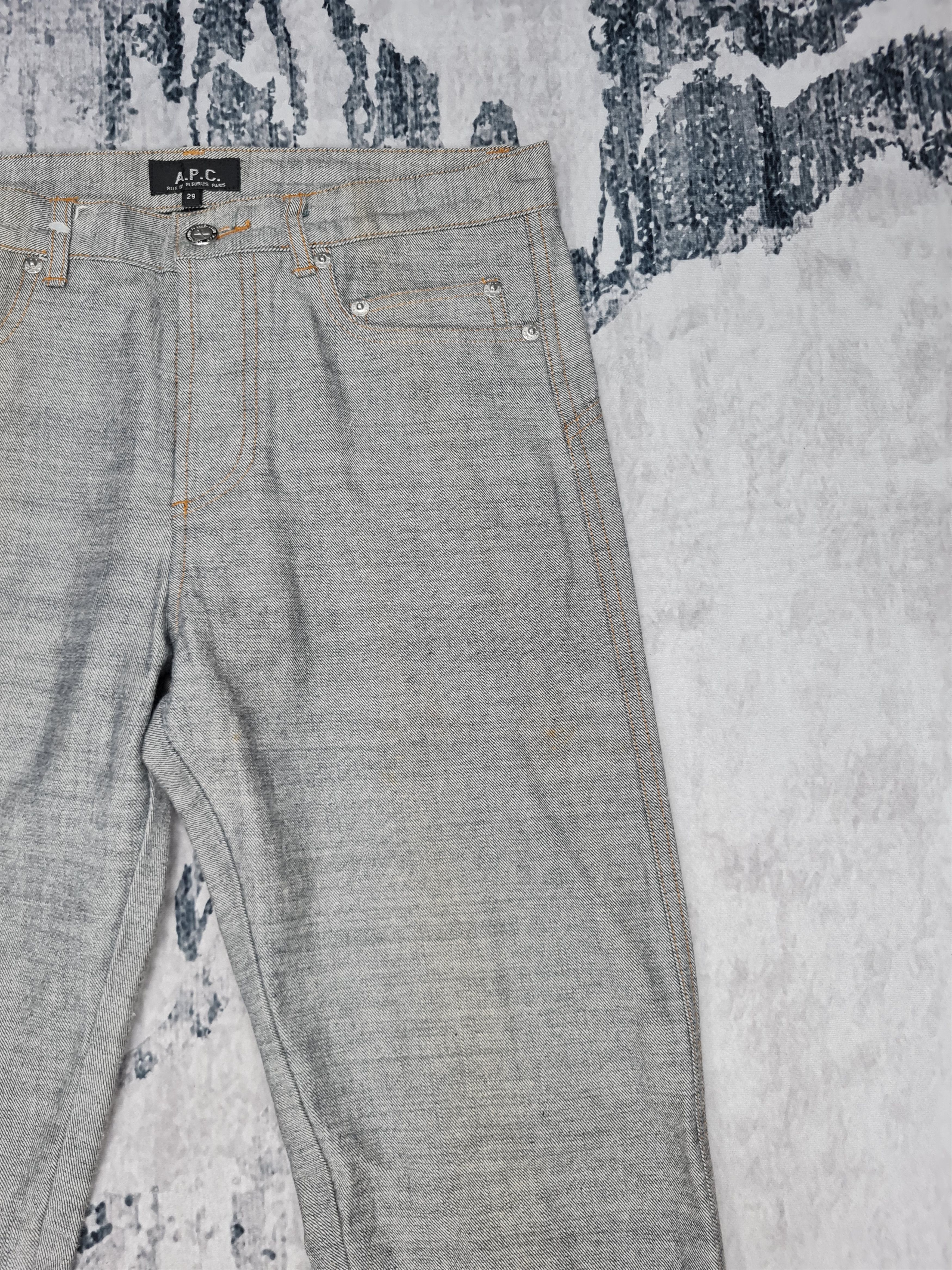 A.P.C. A.P.C. Straight Cut Rusty Gray Jeans 30x31.5 JB0041 Size US 30 / EU 46 - 5 Thumbnail