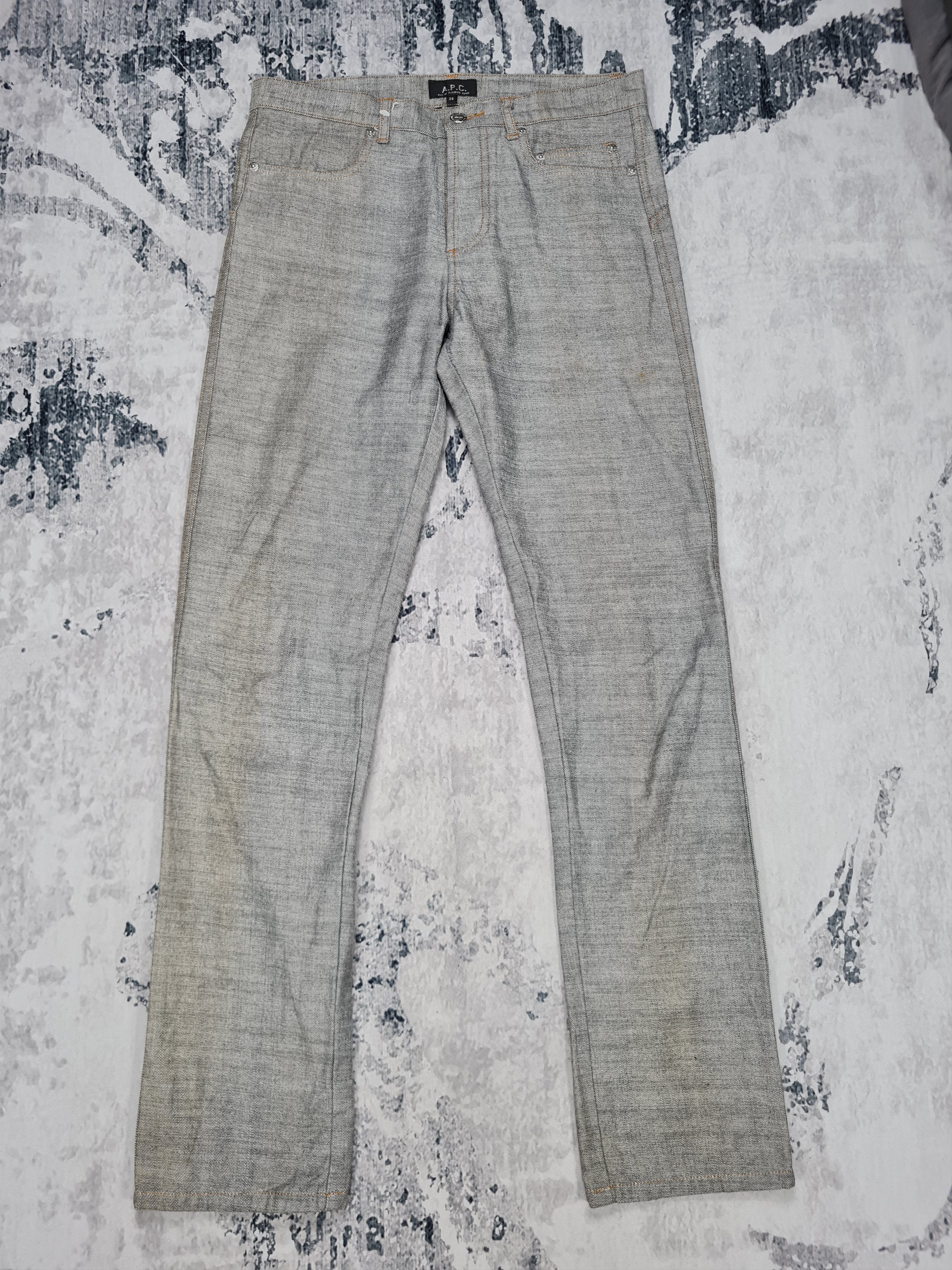 A.P.C. A.P.C. Straight Cut Rusty Gray Jeans 30x31.5 JB0041 Size US 30 / EU 46 - 1 Thumbnail