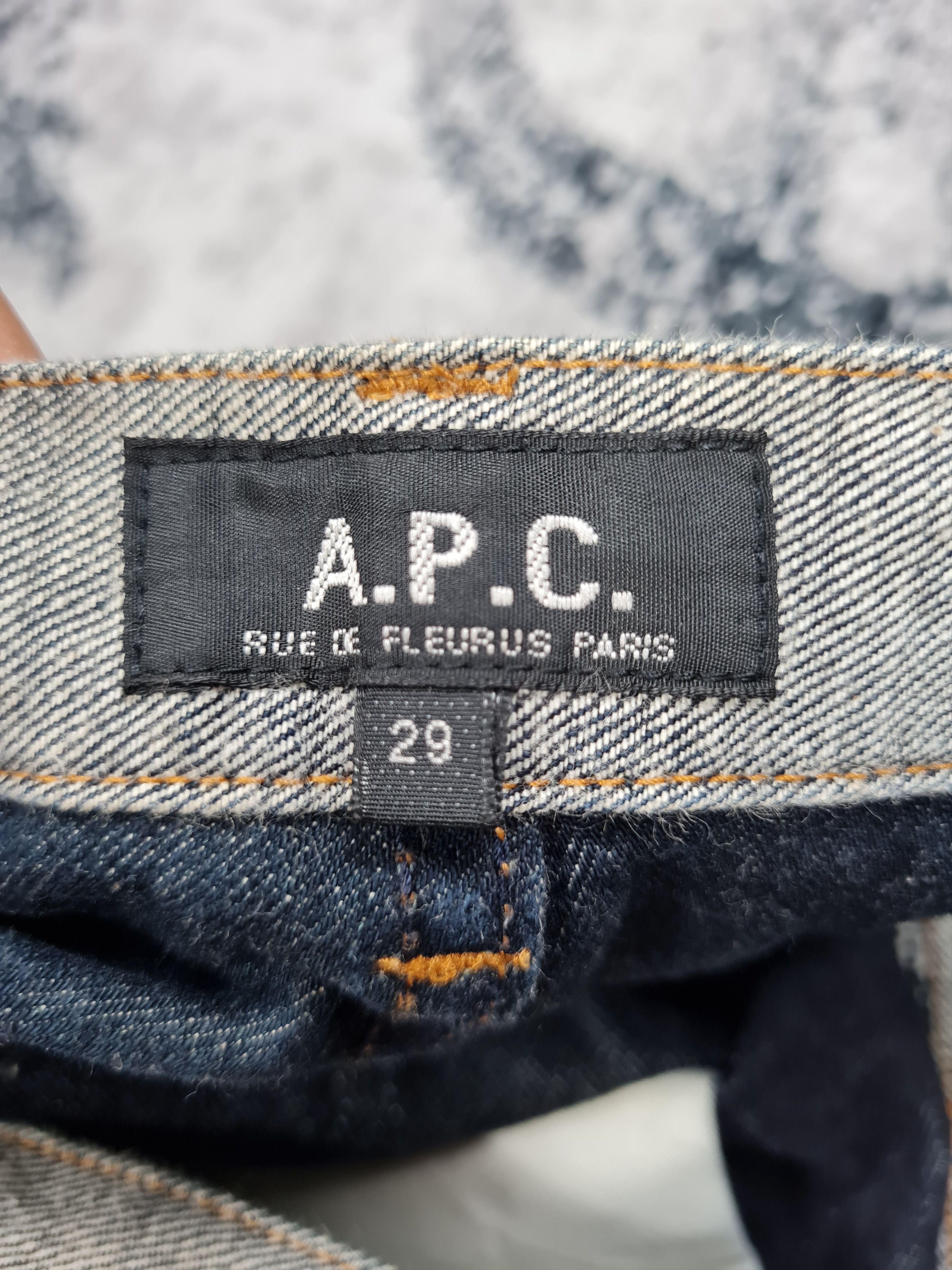 A.P.C. A.P.C. Straight Cut Rusty Gray Jeans 30x31.5 JB0041 Size US 30 / EU 46 - 14 Thumbnail