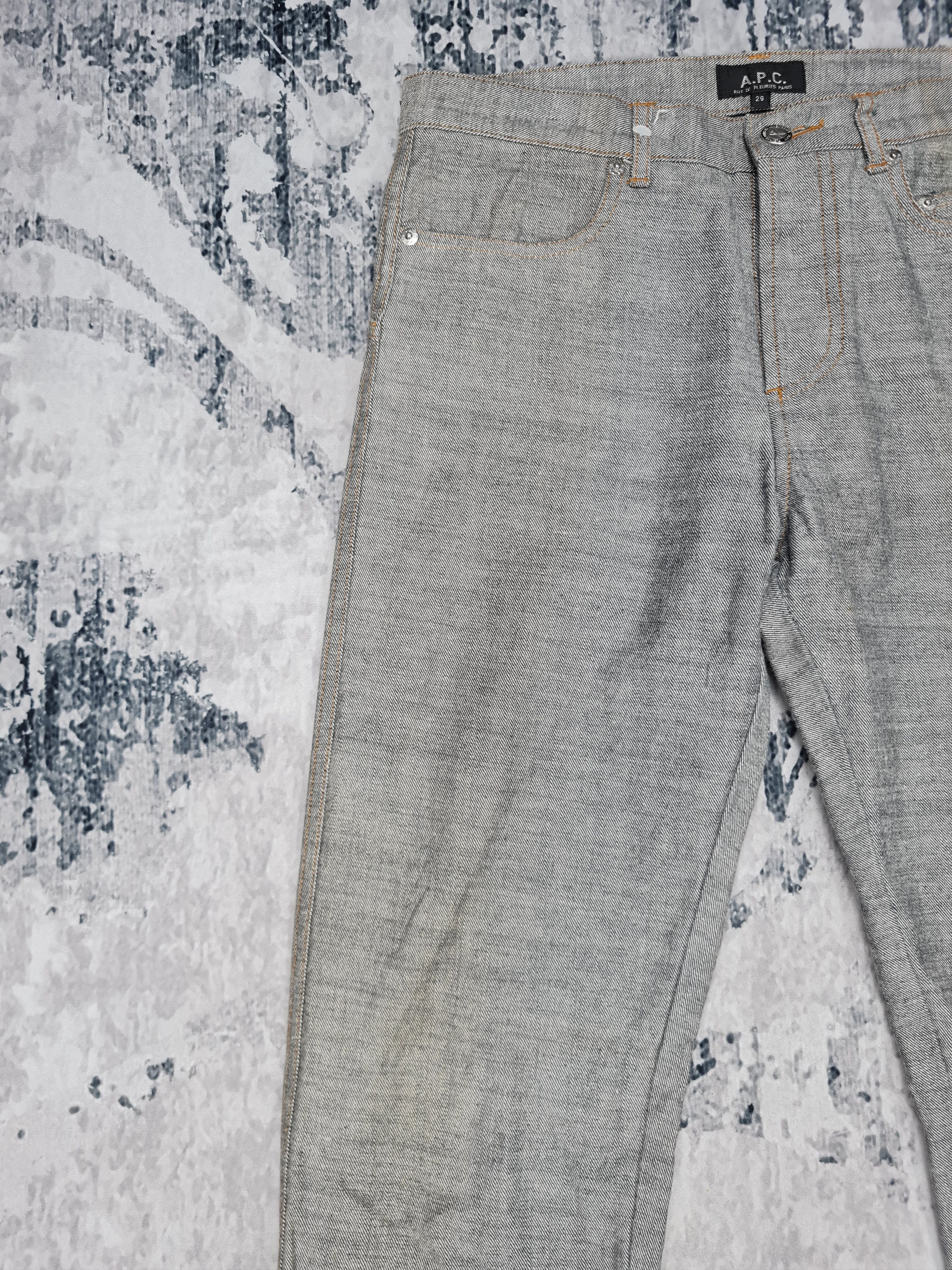 A.P.C. A.P.C. Straight Cut Rusty Gray Jeans 30x31.5 JB0041 Size US 30 / EU 46 - 4 Thumbnail