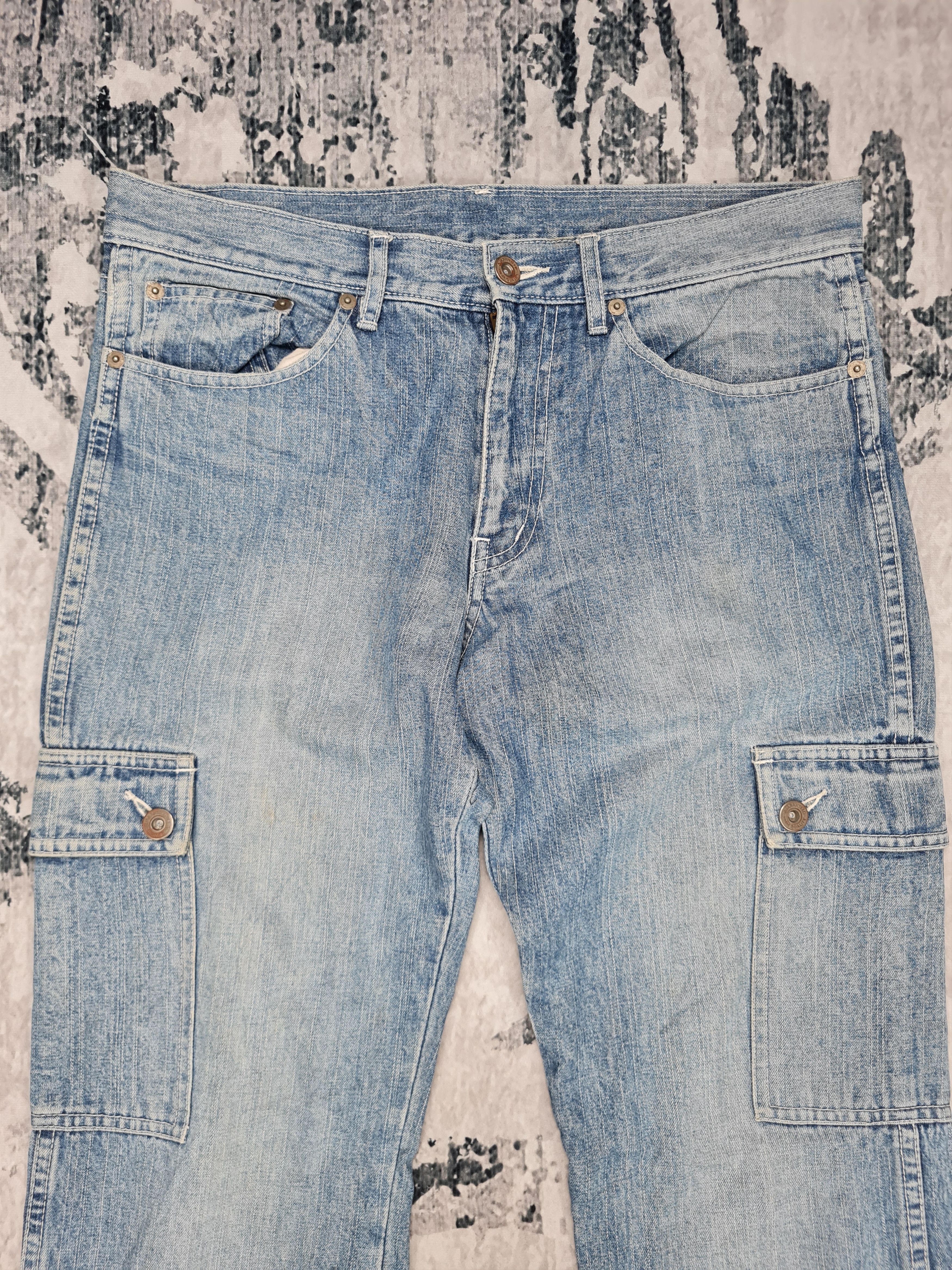 Japanese Brand ABX Japanese Brand Cargo Tactical Jeans Denim 32x33 JB0048 Size US 32 / EU 48 - 6 Thumbnail