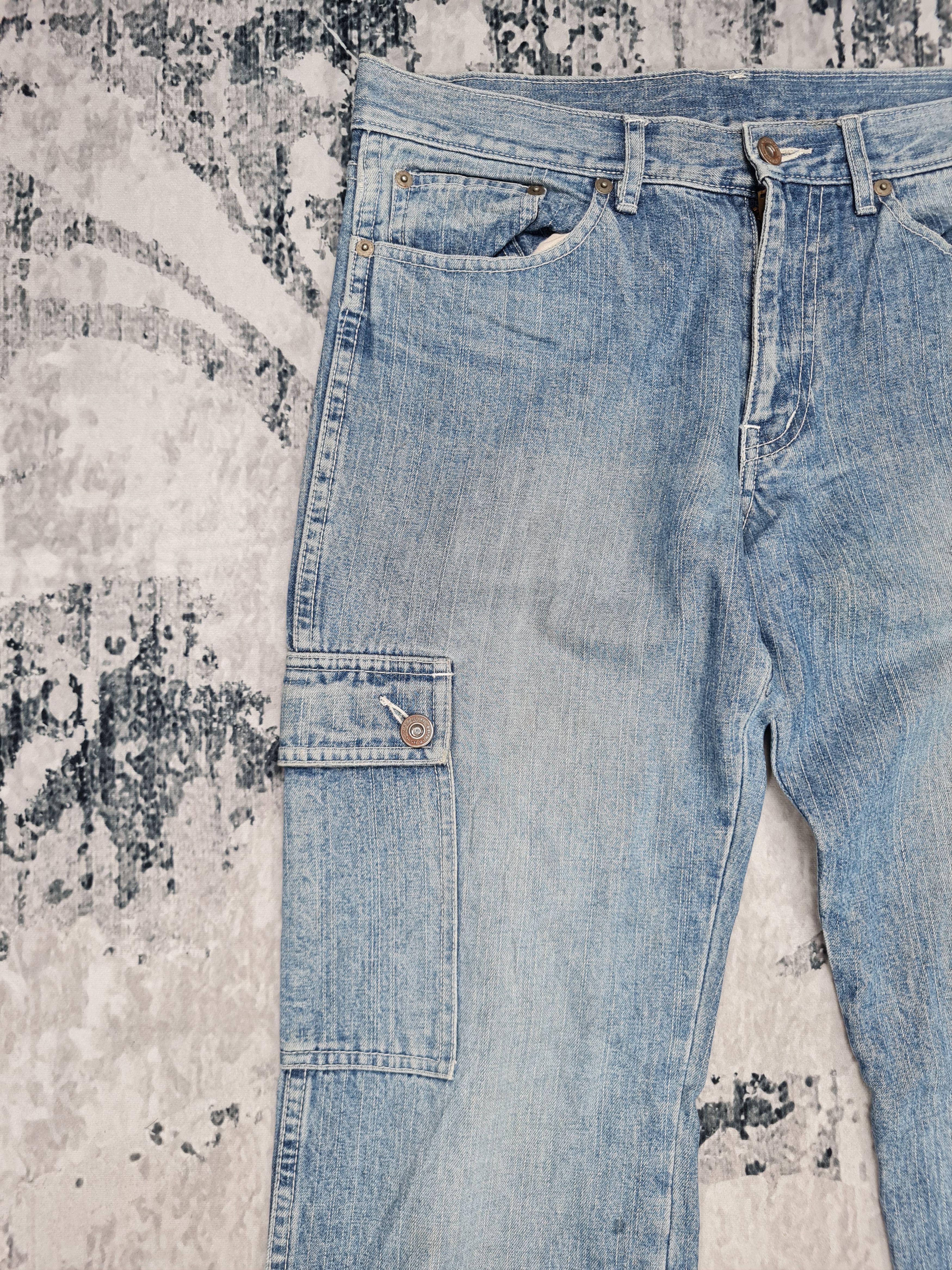 Japanese Brand ABX Japanese Brand Cargo Tactical Jeans Denim 32x33 JB0048 Size US 32 / EU 48 - 5 Thumbnail