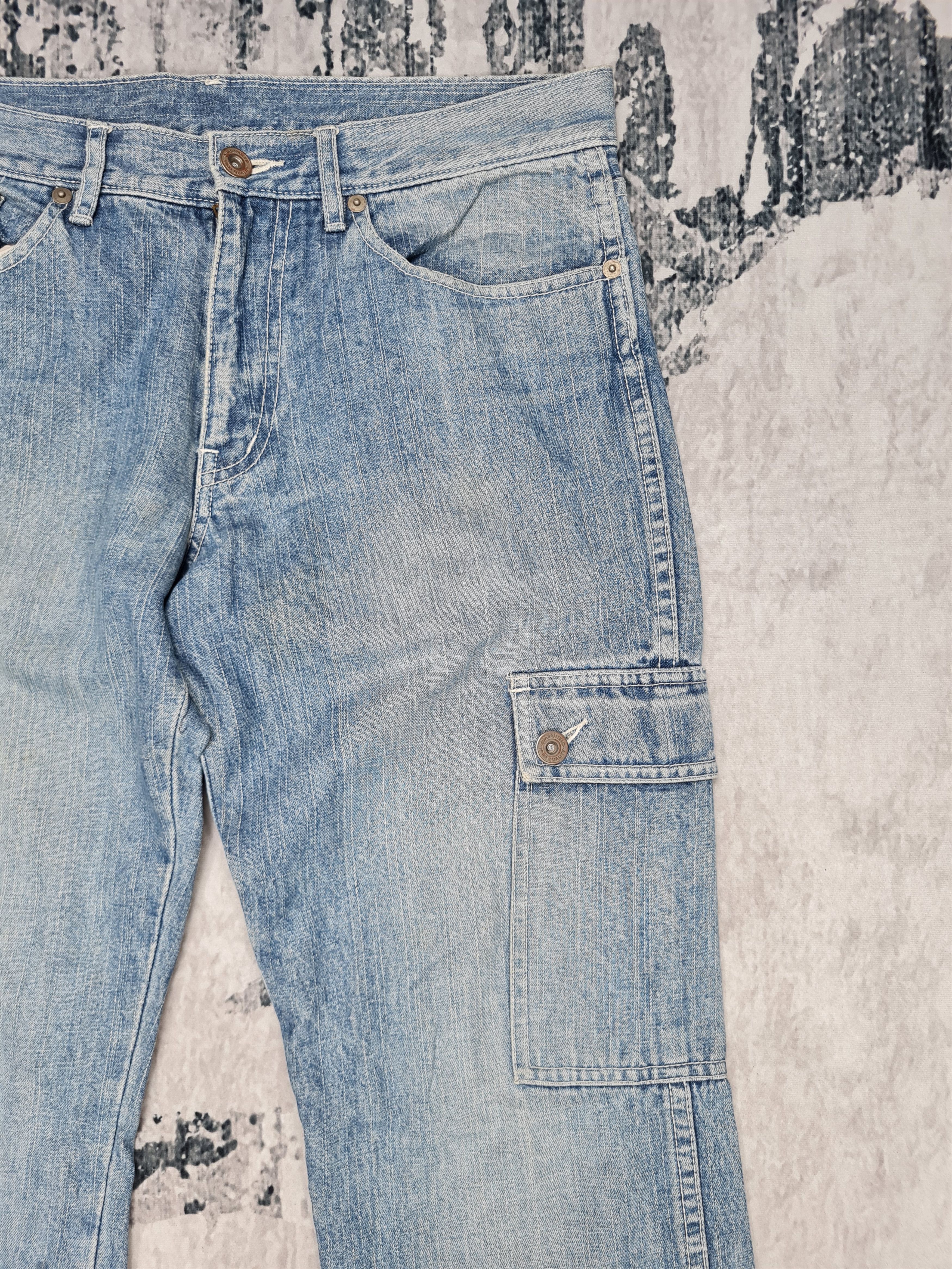 Japanese Brand ABX Japanese Brand Cargo Tactical Jeans Denim 32x33 JB0048 Size US 32 / EU 48 - 4 Thumbnail