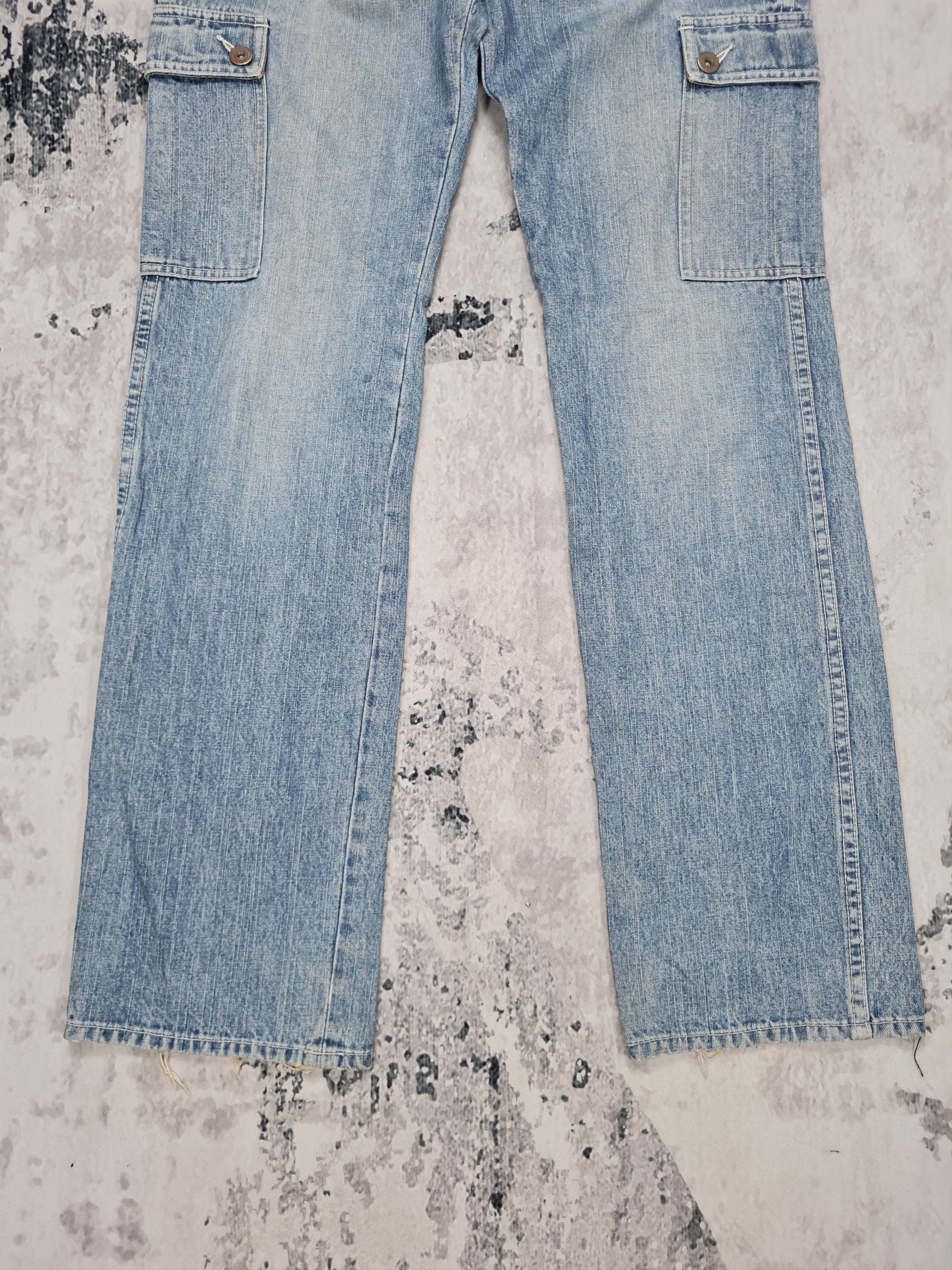 Japanese Brand ABX Japanese Brand Cargo Tactical Jeans Denim 32x33 JB0048 Size US 32 / EU 48 - 3 Thumbnail