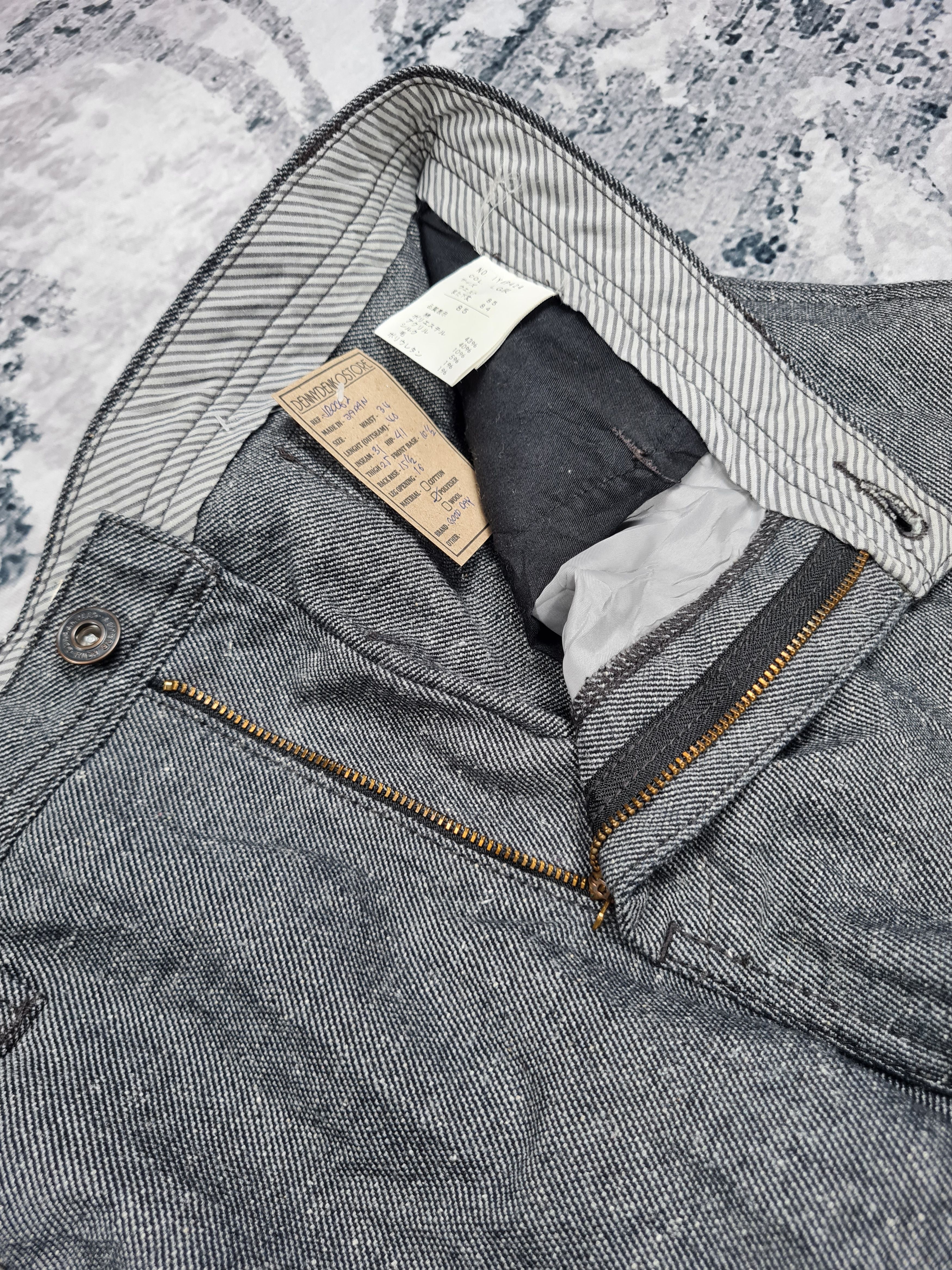 Japanese Brand GOOD DAY Workwear Workers Design Pants 34x31 JB0062 Size US 34 / EU 50 - 9 Thumbnail