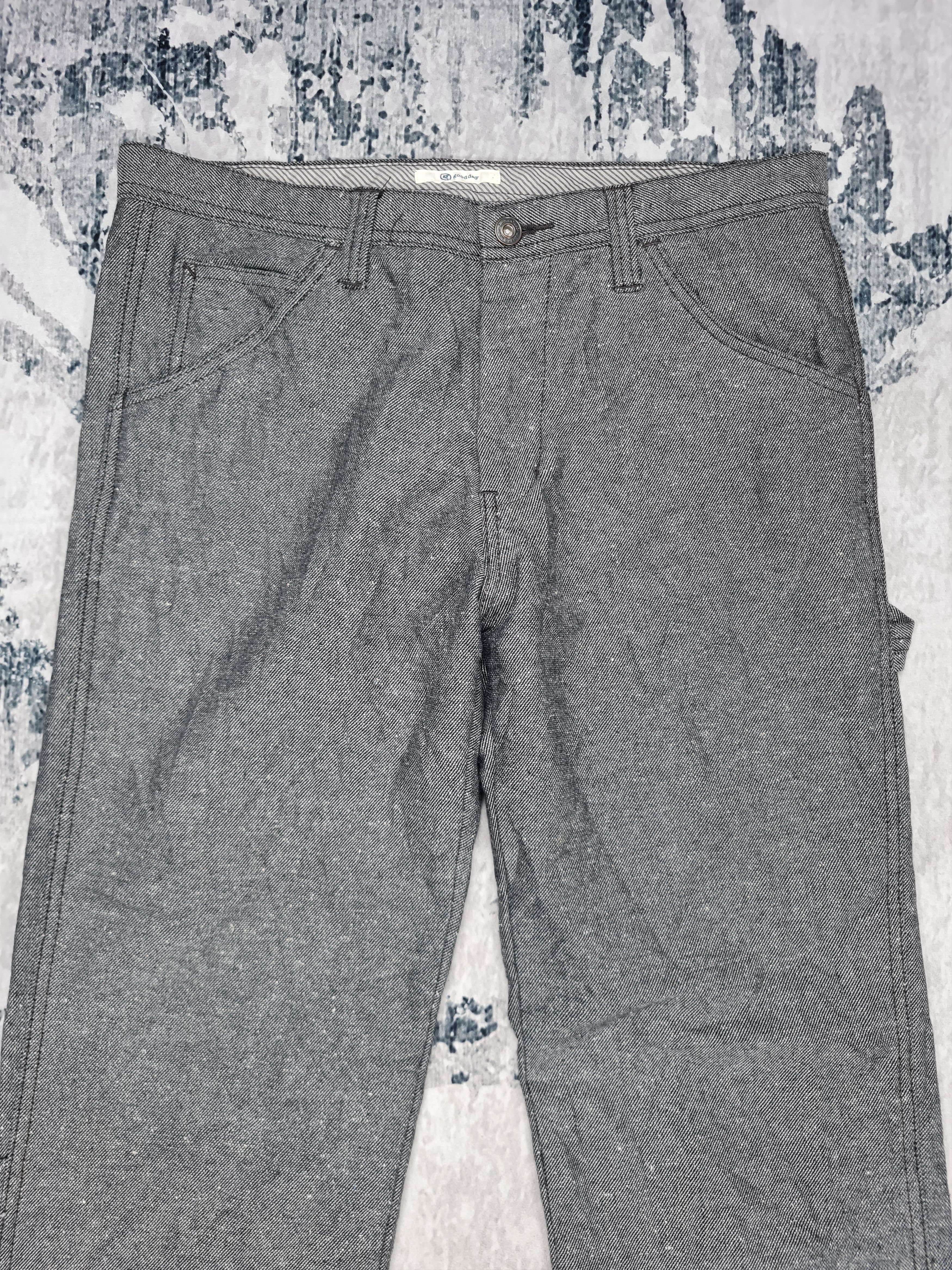 Japanese Brand GOOD DAY Workwear Workers Design Pants 34x31 JB0062 Size US 34 / EU 50 - 4 Thumbnail