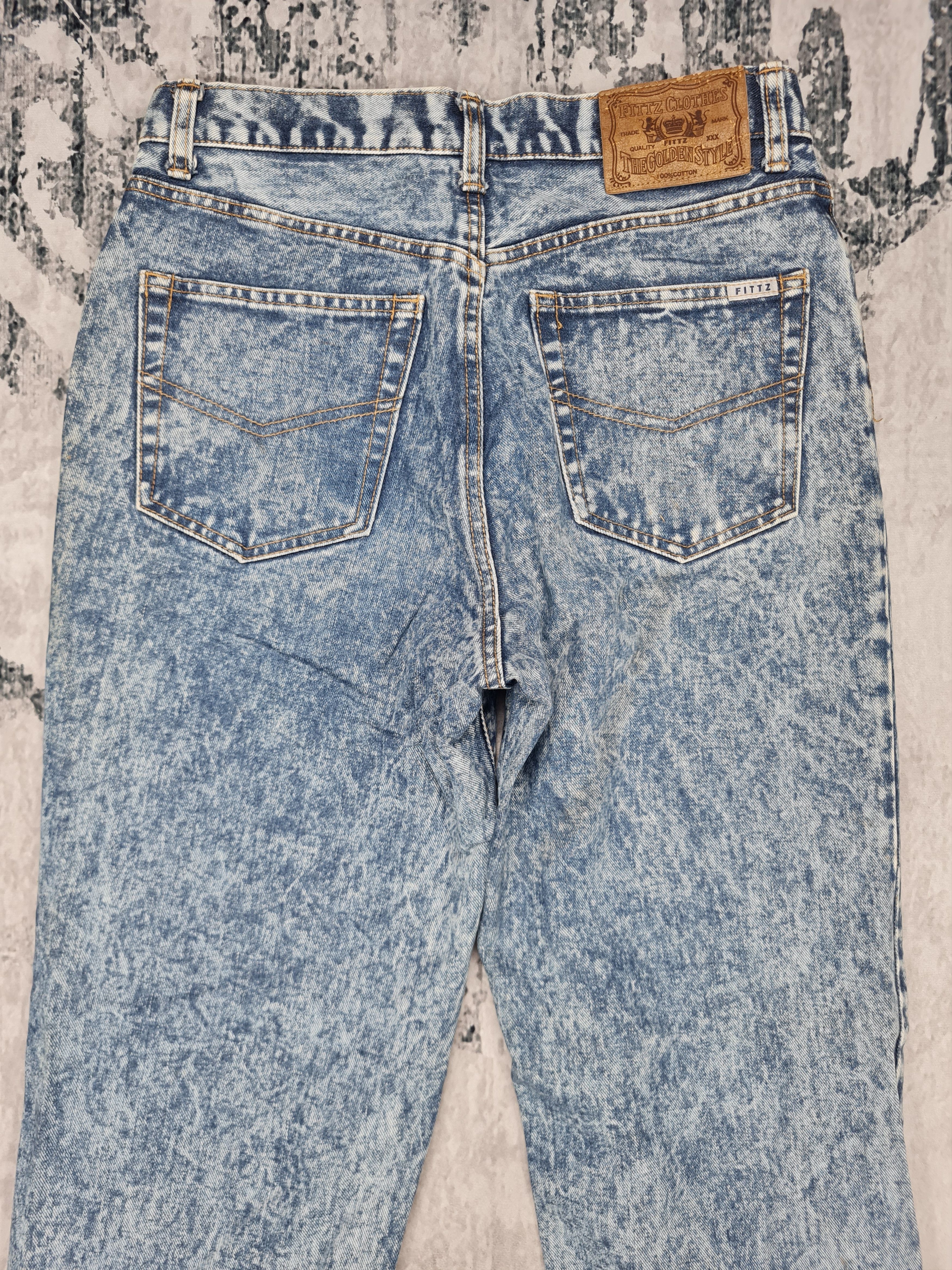 Japanese Brand Vtg Fittz Clothes Stone Wash Carrot Cut 31x32 JB0018 Size US 31 - 8 Thumbnail
