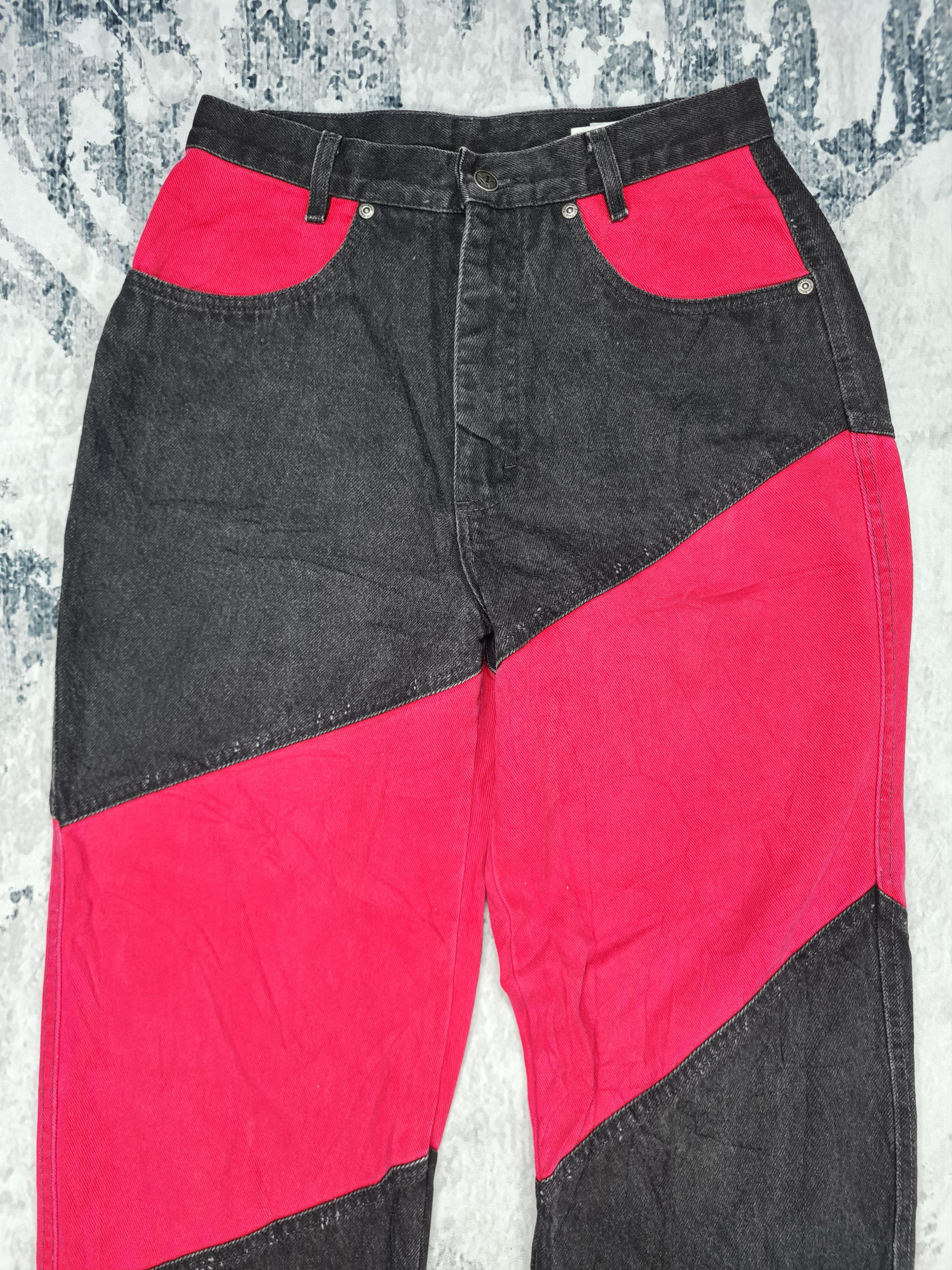 Japanese Brand Vtg QUATERHORSE Two Tones Color Design Jeans 28x28.5 JB0033 Size US 28 / EU 44 - 4 Thumbnail