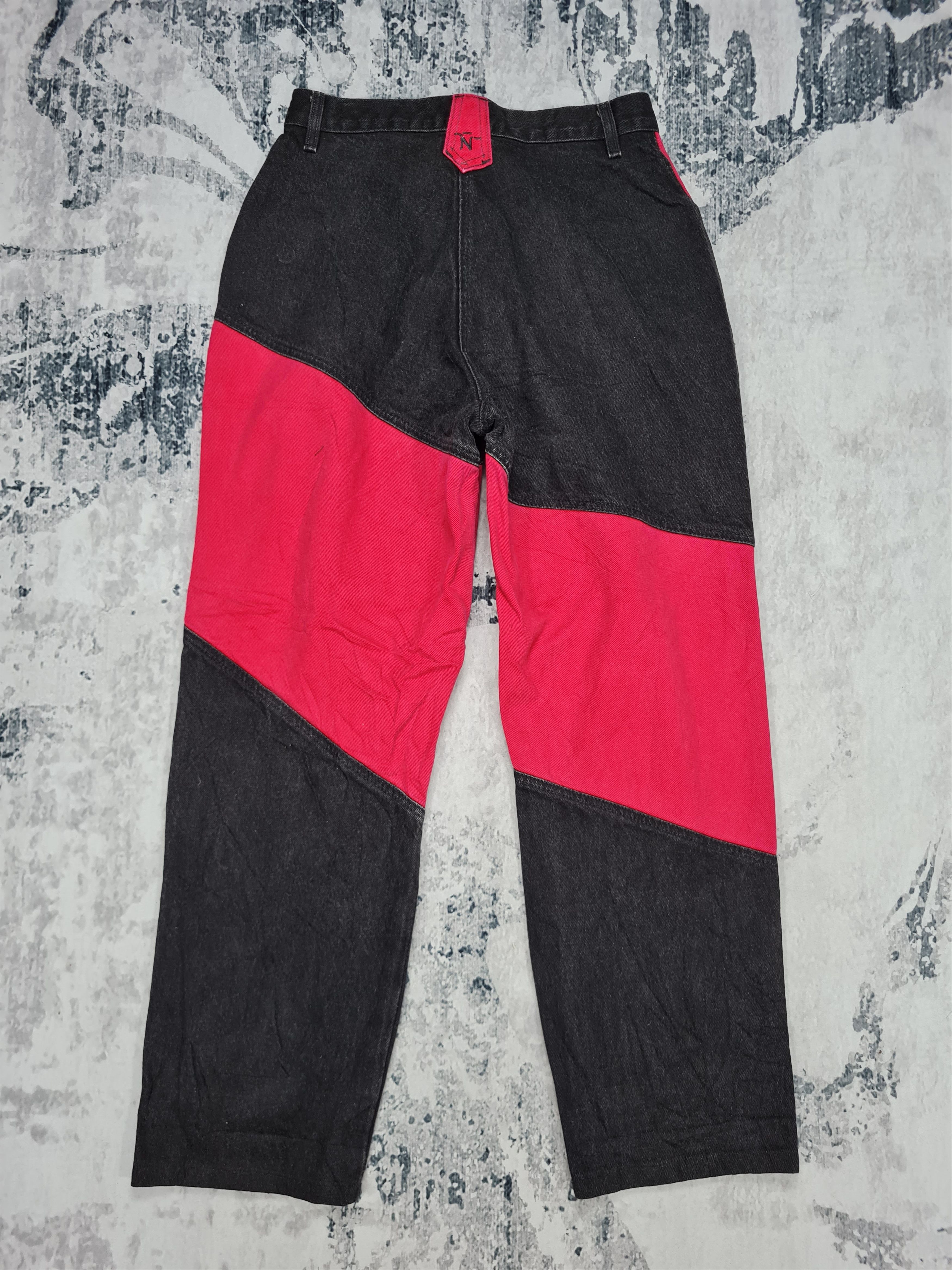 Japanese Brand Vtg QUATERHORSE Two Tones Color Design Jeans 28x28.5 JB0033 Size US 28 / EU 44 - 2 Thumbnail