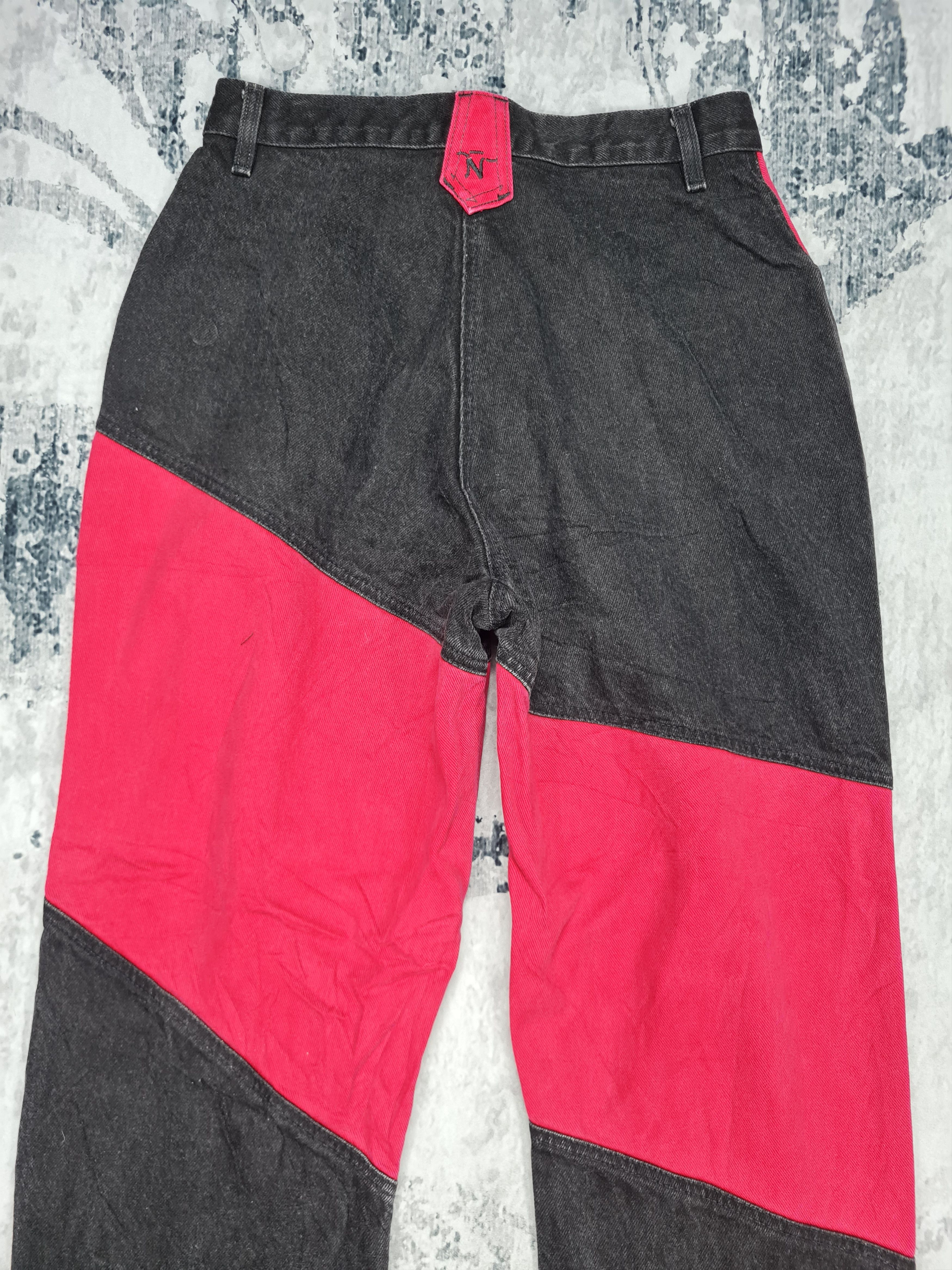 Japanese Brand Vtg QUATERHORSE Two Tones Color Design Jeans 28x28.5 JB0033 Size US 28 / EU 44 - 6 Thumbnail