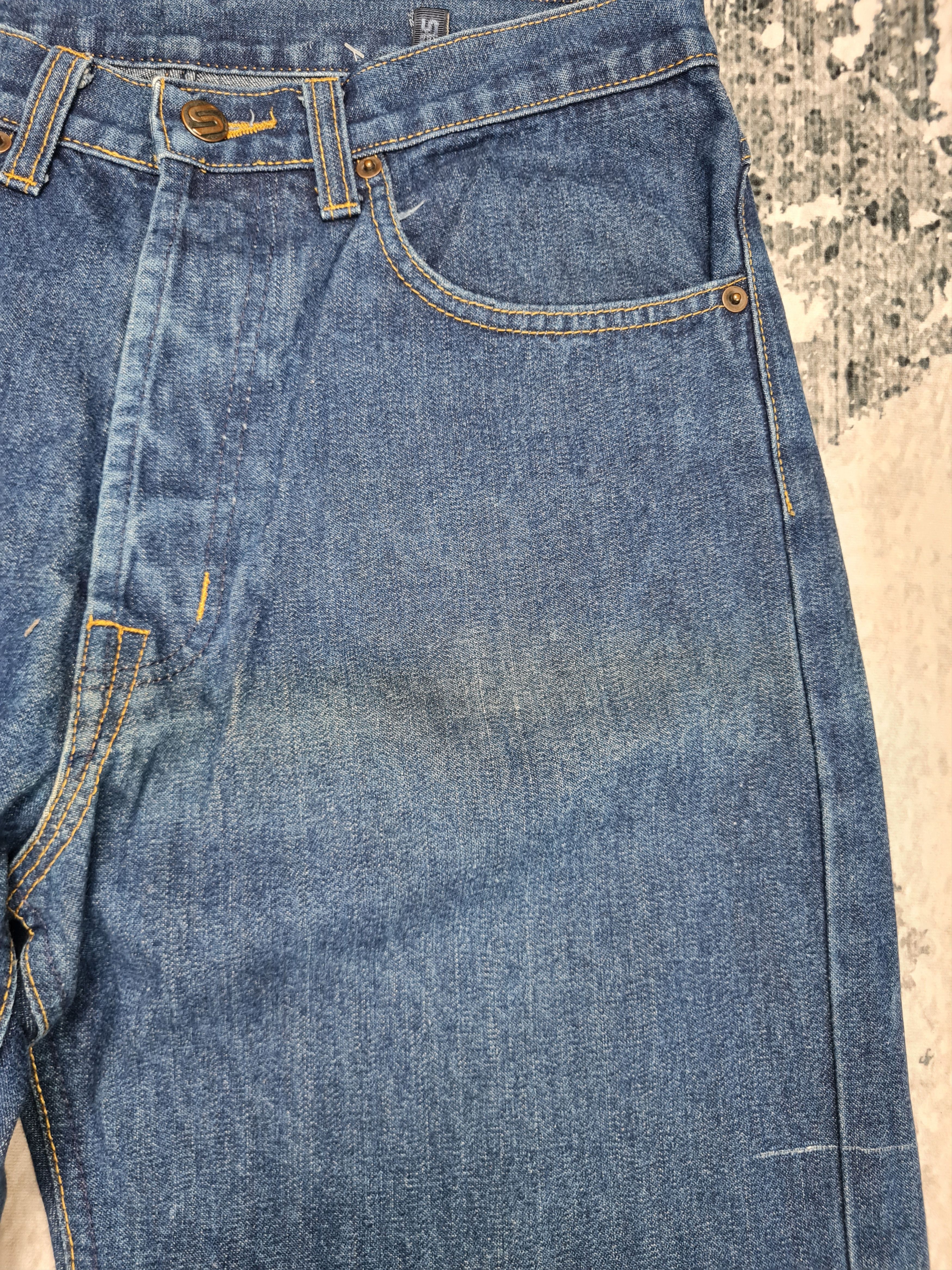 Silas Vintage SILAS Japanese Brand Denim Jeans 31x27 JB0046 Size US 31 - 3 Thumbnail