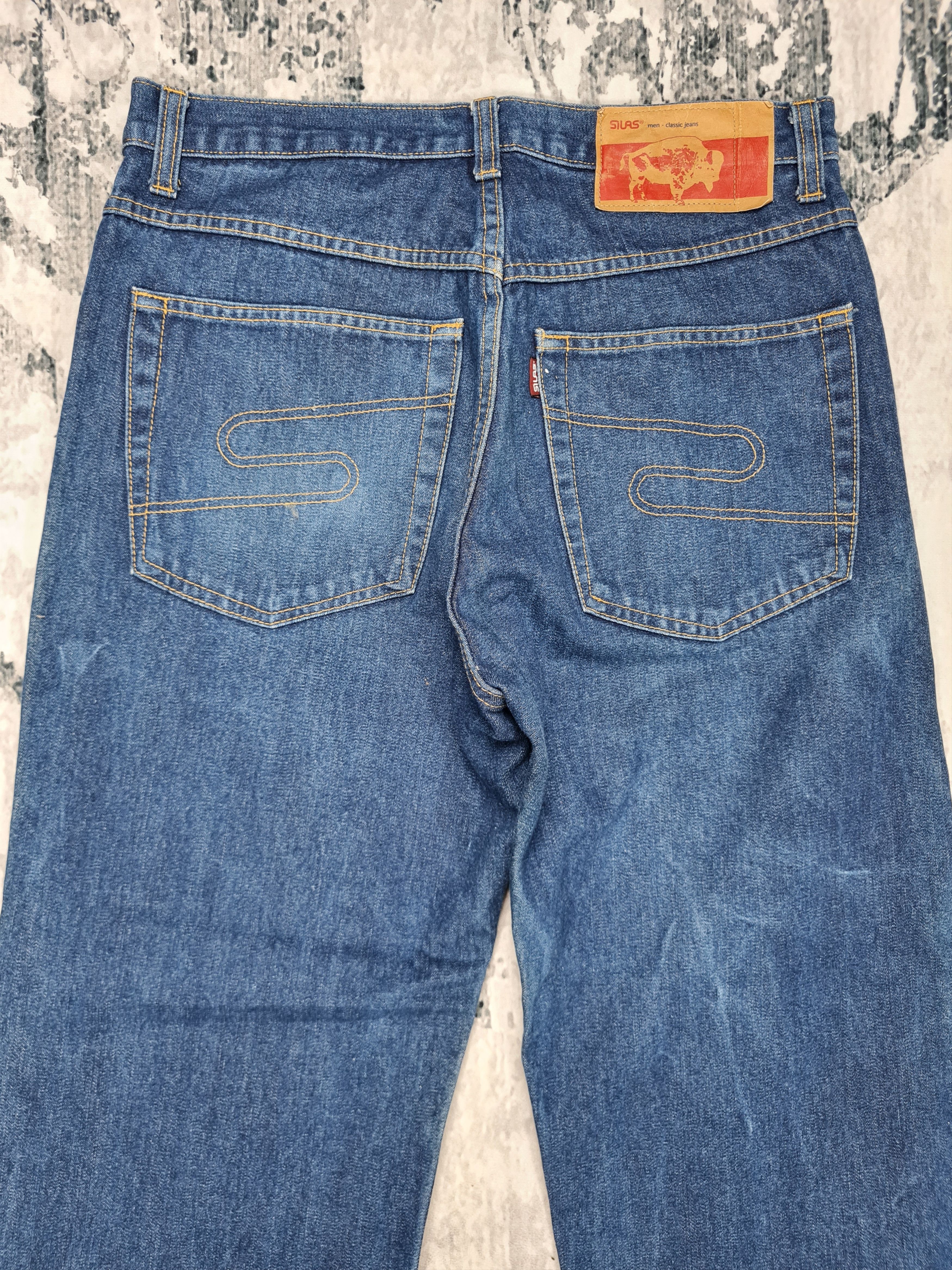 Silas Vintage SILAS Japanese Brand Denim Jeans 31x27 JB0046 Size US 31 - 4 Thumbnail