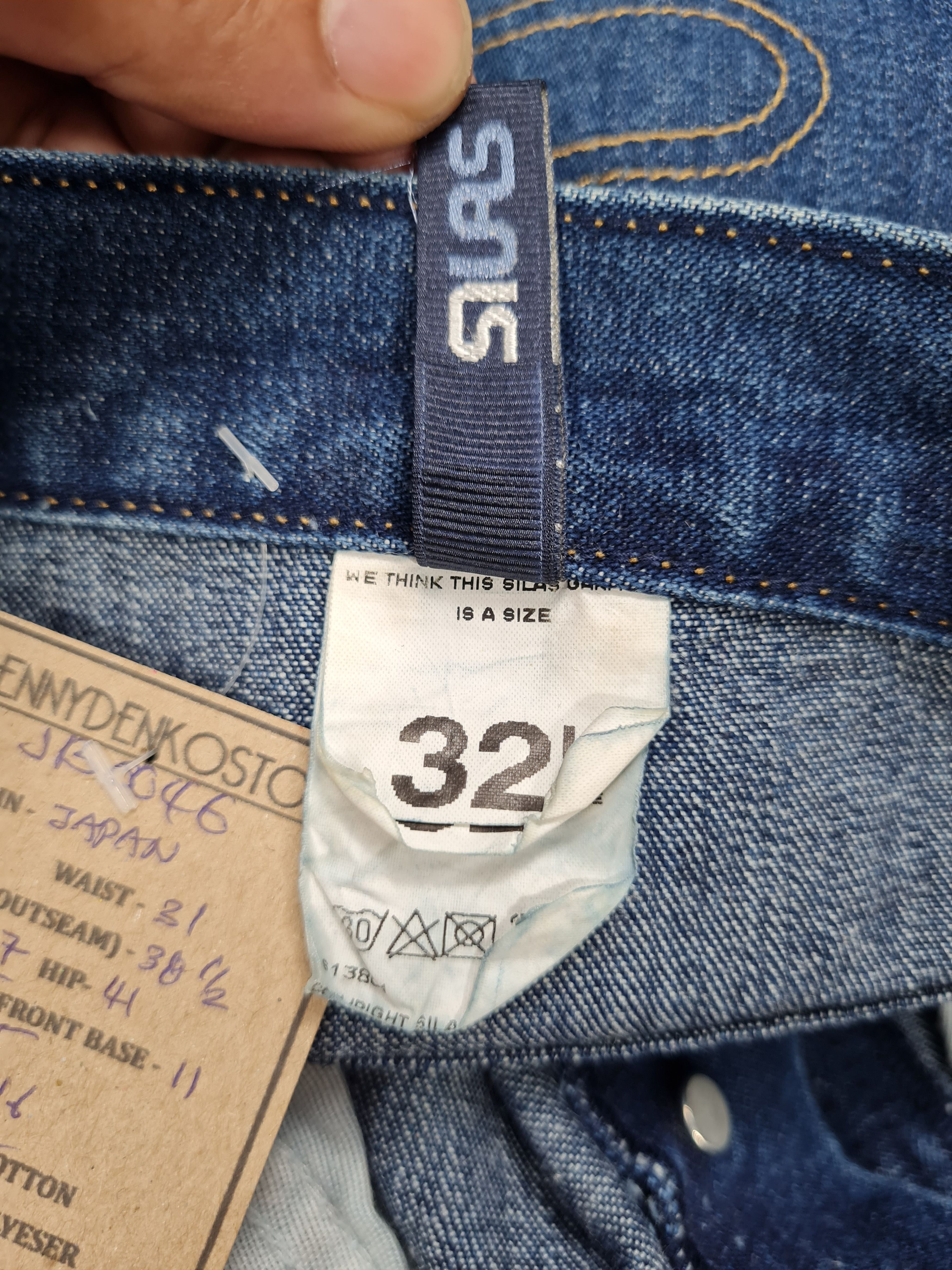 Silas Vintage SILAS Japanese Brand Denim Jeans 31x27 JB0046 Size US 31 - 7 Thumbnail
