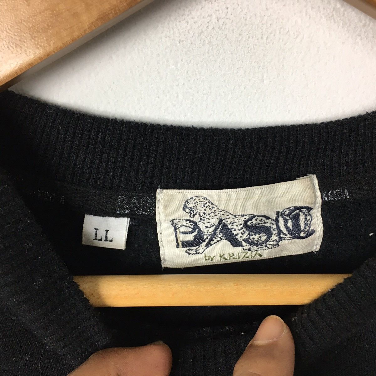 Vintage 90s BASIC By KRIZIA Italian Designer Embroidered Brand Black Size US L / EU 52-54 / 3 - 3 Thumbnail
