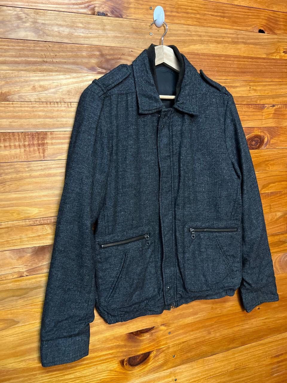 Takeo Kikuchi TAKEO KIKUCHI WOOL ZIP UP JACKET Size US M / EU 48-50 / 2 - 2 Thumbnail