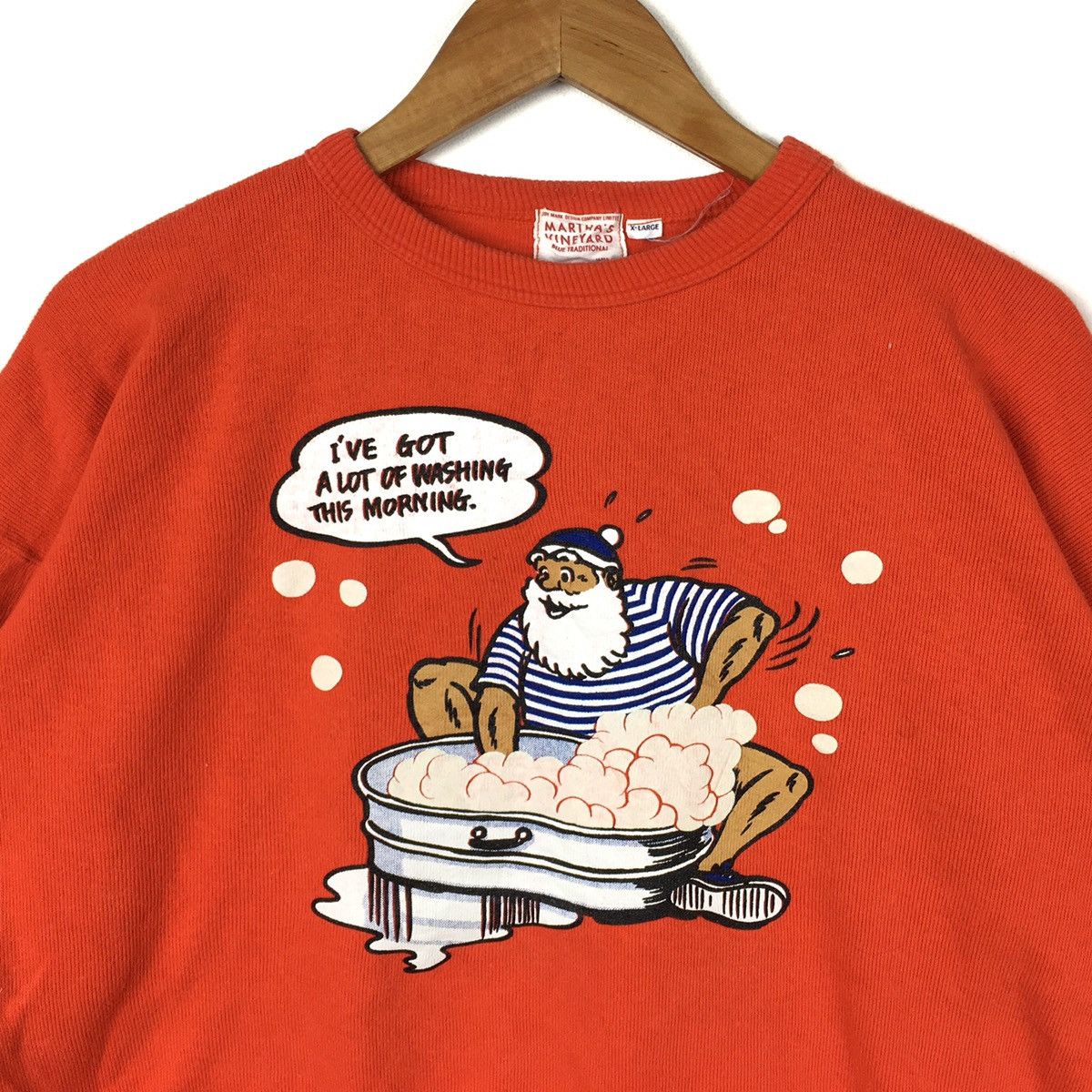 Vintage Vintage CAPTAIN SANTA Martha’s Vineyard Japan Orange Size US XL / EU 56 / 4 - 2 Thumbnail