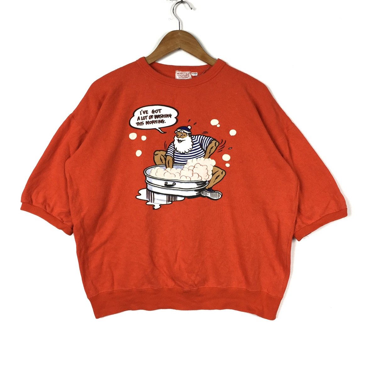 Vintage Vintage CAPTAIN SANTA Martha’s Vineyard Japan Orange Size US XL / EU 56 / 4 - 1 Thumbnail