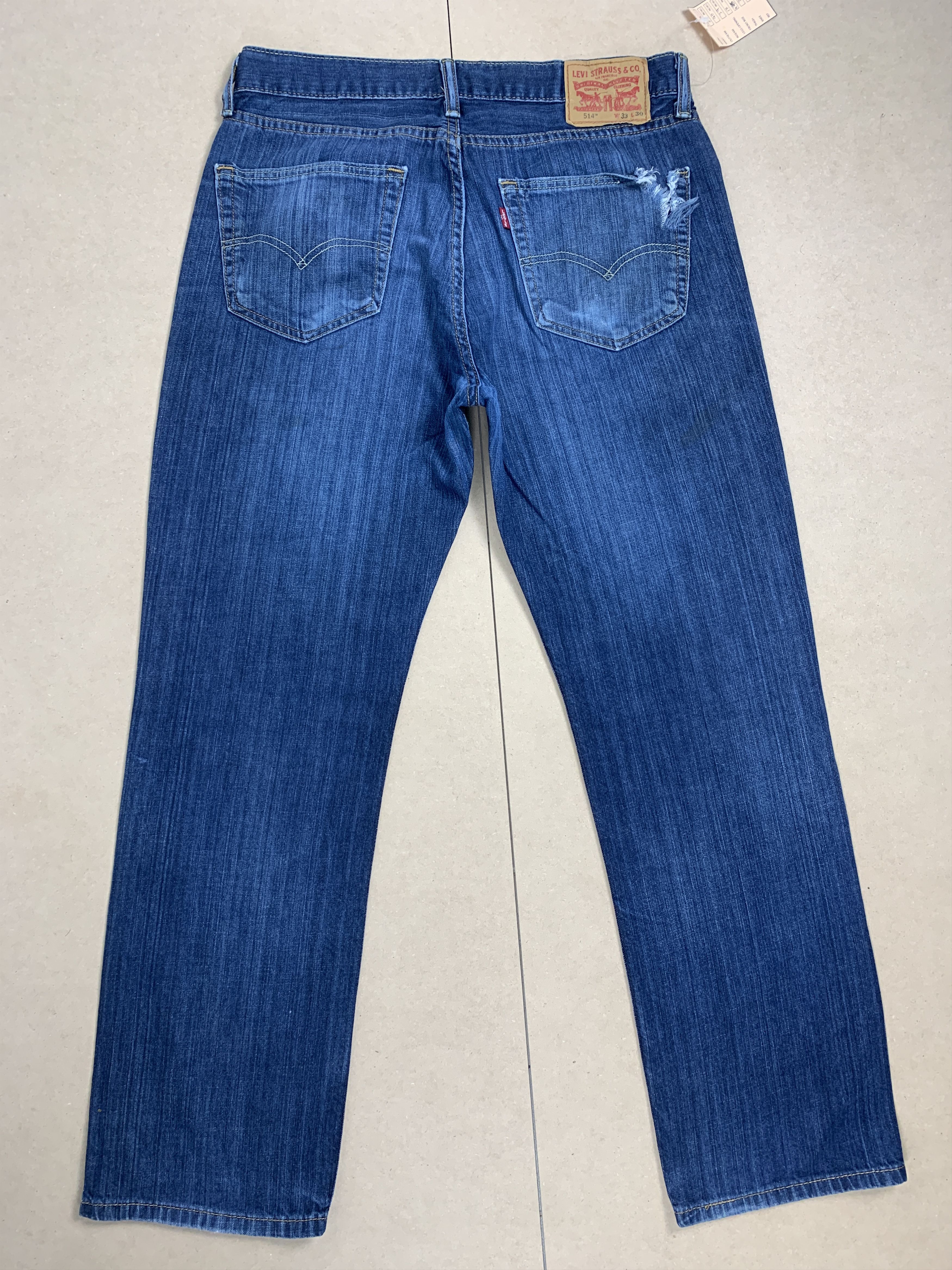 Levi's Vintage Levis 514 Straight Cut Faded Blue Jeans Size US 31 - 7 Thumbnail