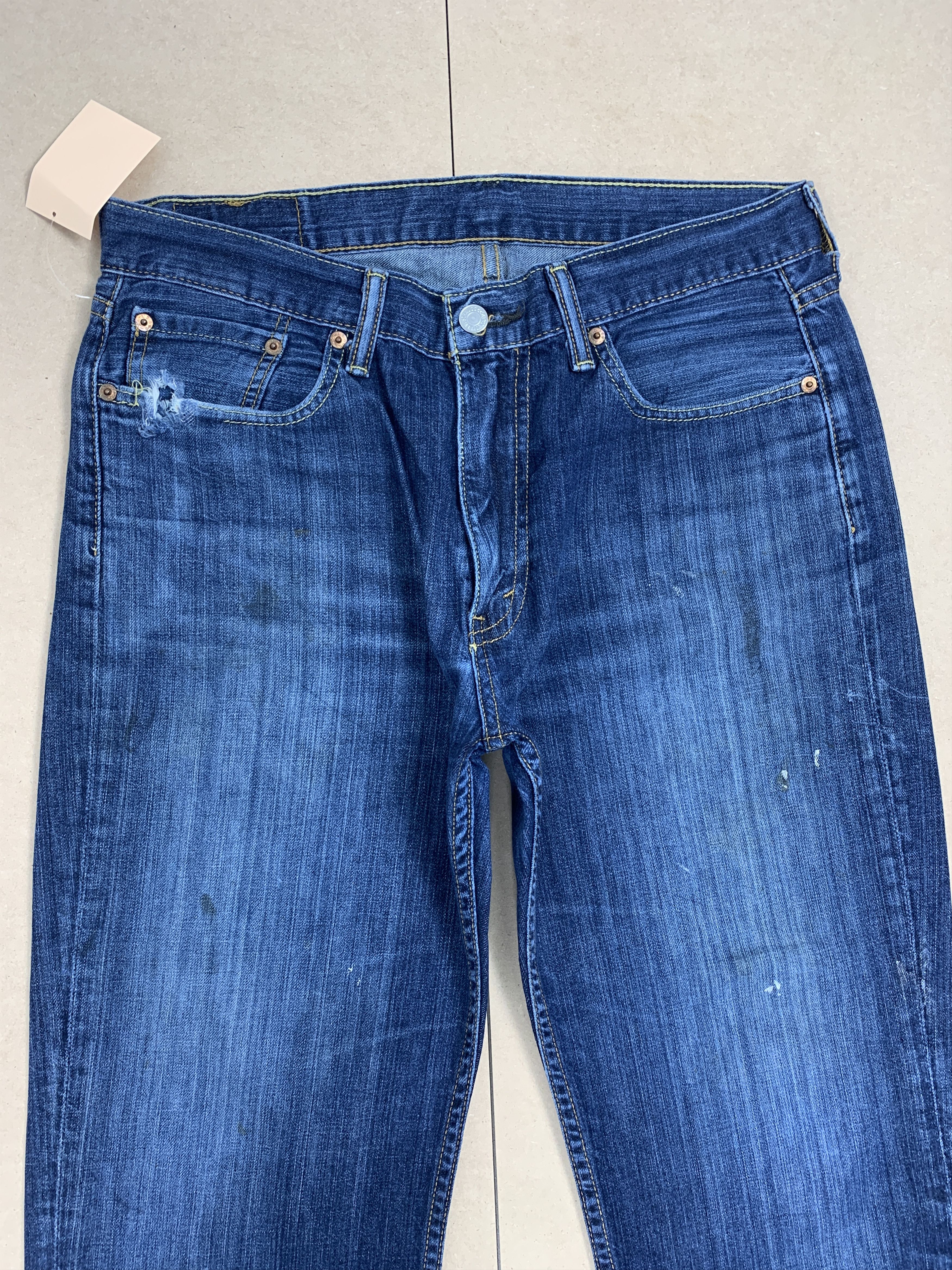 Levi's Vintage Levis 514 Straight Cut Faded Blue Jeans Size US 31 - 2 Thumbnail