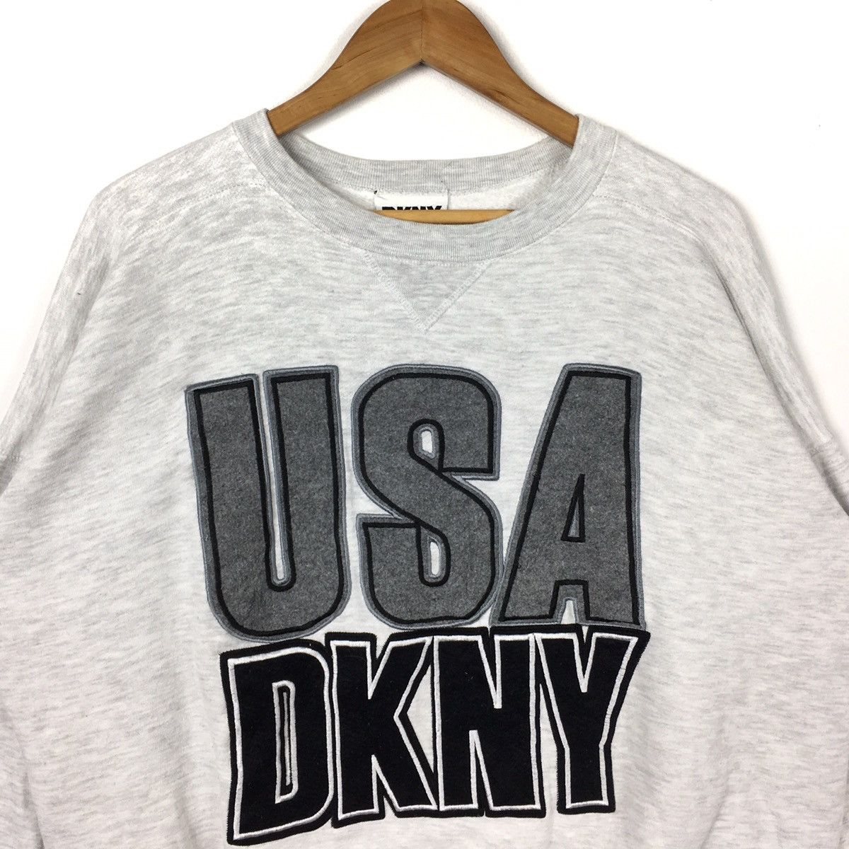DKNY Vintage 90s DKNY DONNA KARAN New York Embroidered White Size US XXL / EU 58 / 5 - 2 Thumbnail