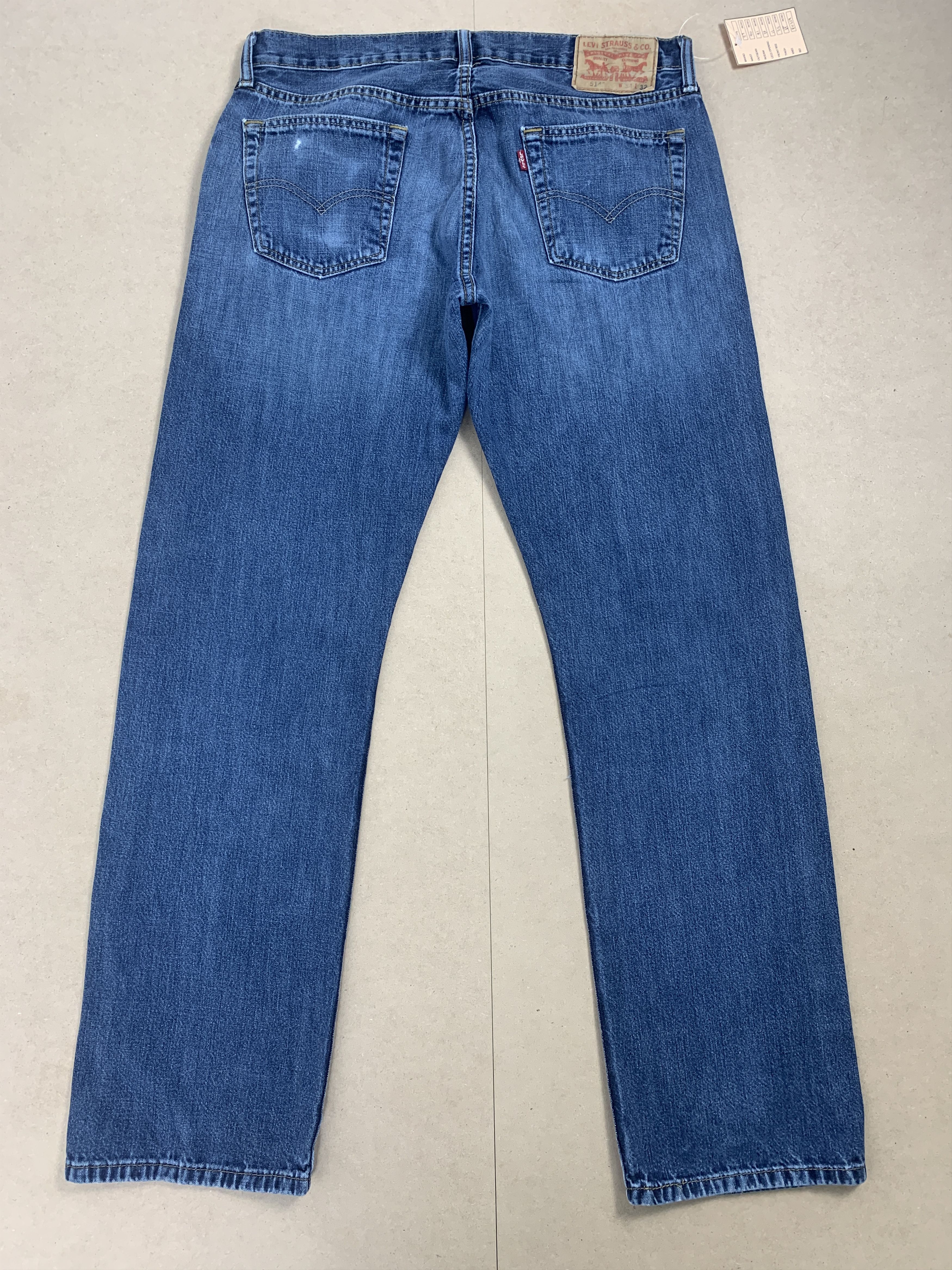 Levi's Vintage Levis 514 Straight Cut Faded Blue Jeans Size US 33 - 6 Thumbnail