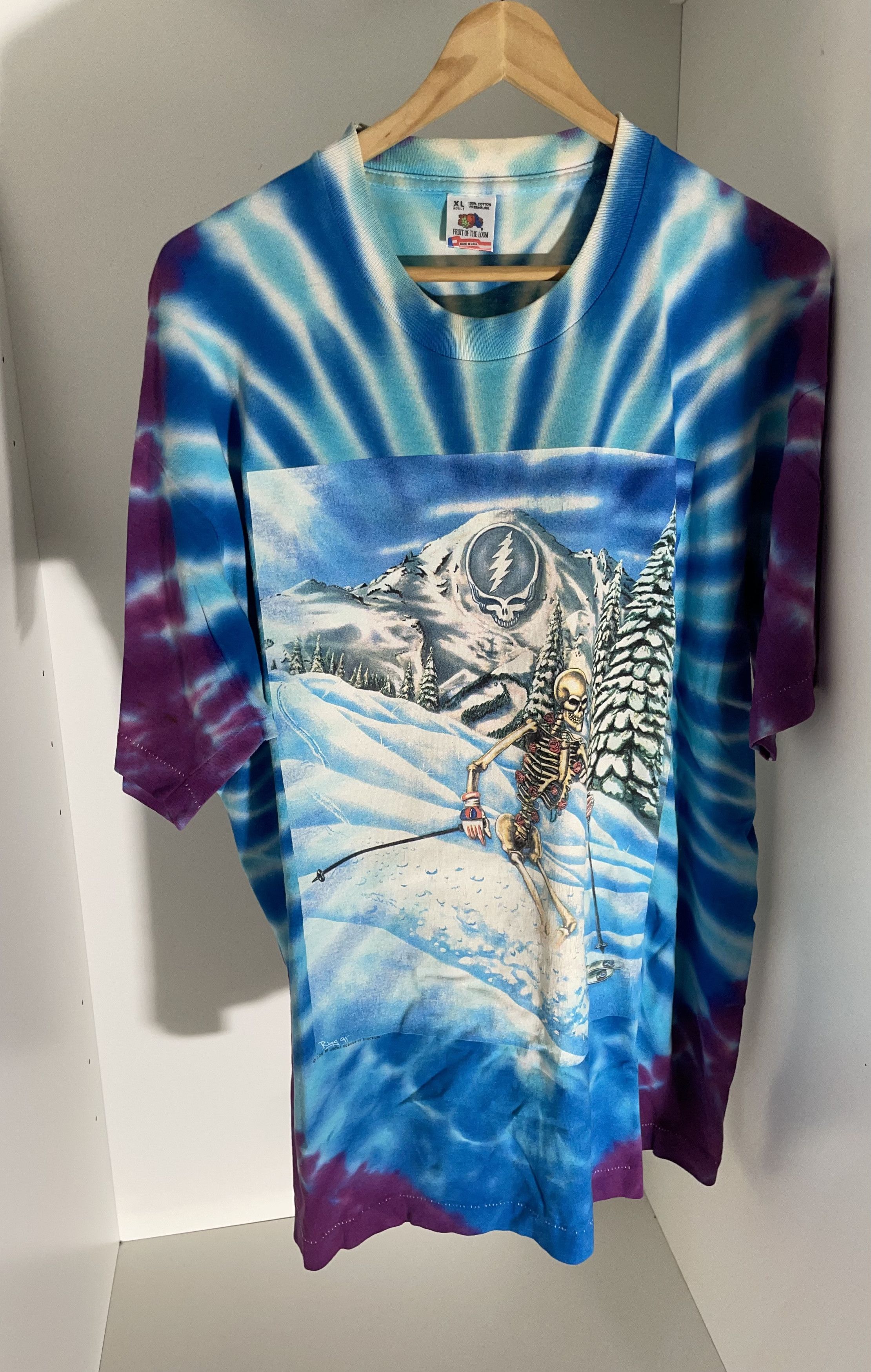 Vintage 90s Grateful Dead 1991 Tie Dye tee