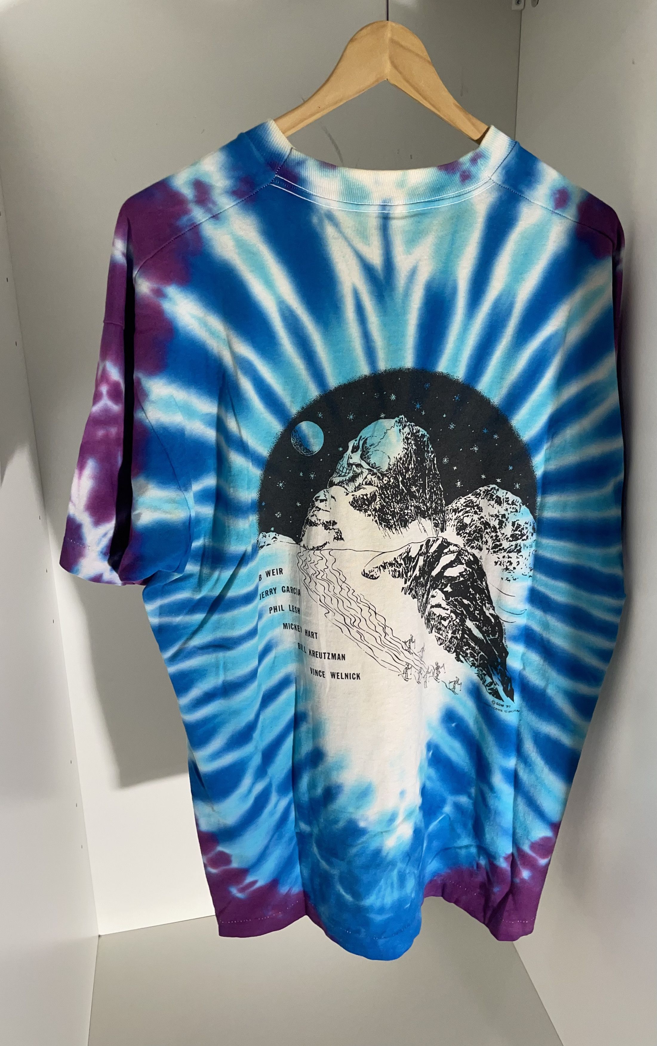 Band Tees Vintage 90s Grateful Dead 1991 Tie Dye tee Size US XL / EU 56 / 4 - 6 Thumbnail