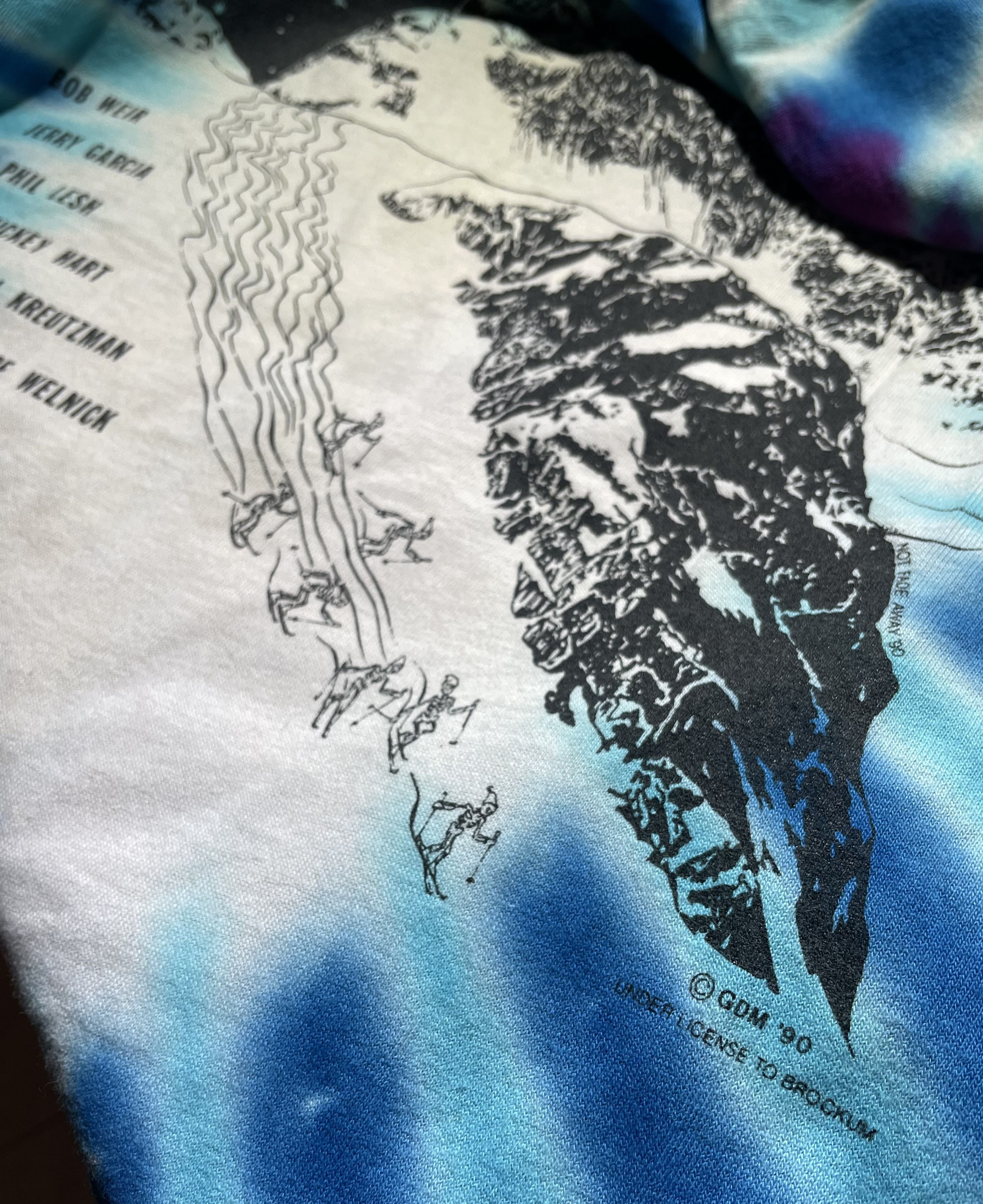 Band Tees Vintage 90s Grateful Dead 1991 Tie Dye tee Size US XL / EU 56 / 4 - 8 Thumbnail