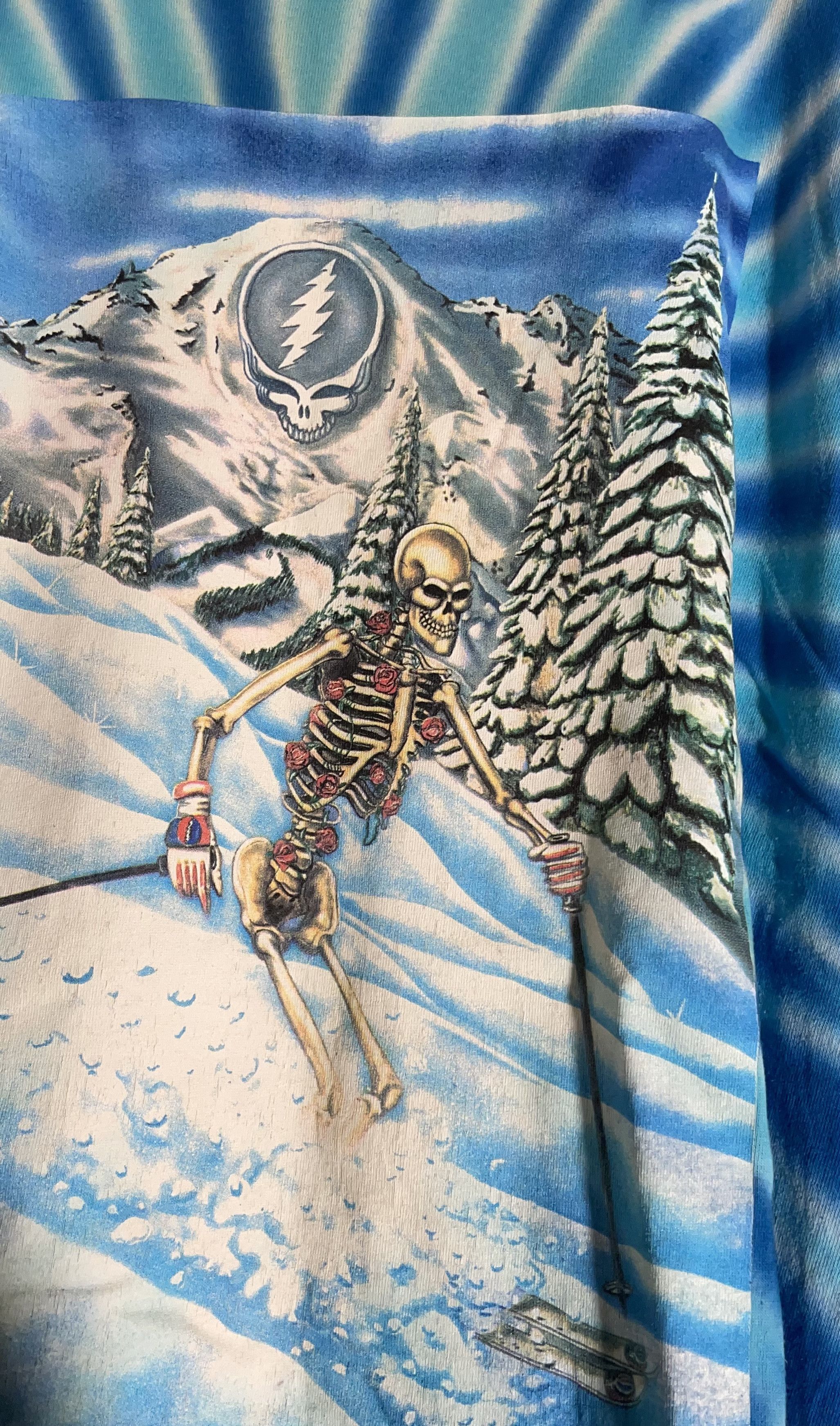 Band Tees Vintage 90s Grateful Dead 1991 Tie Dye tee Size US XL / EU 56 / 4 - 5 Thumbnail